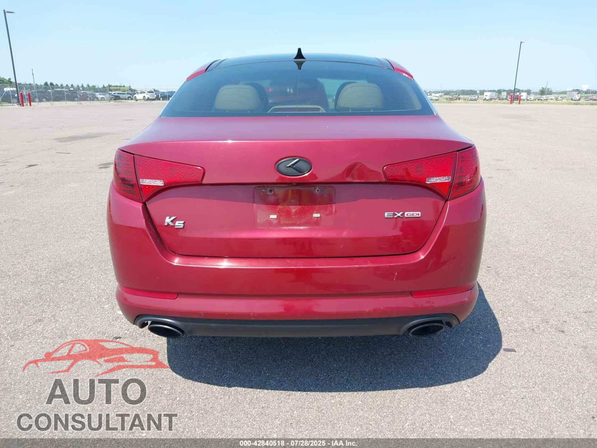 KIA OPTIMA 2012 - 5XXGN4A74CG057629