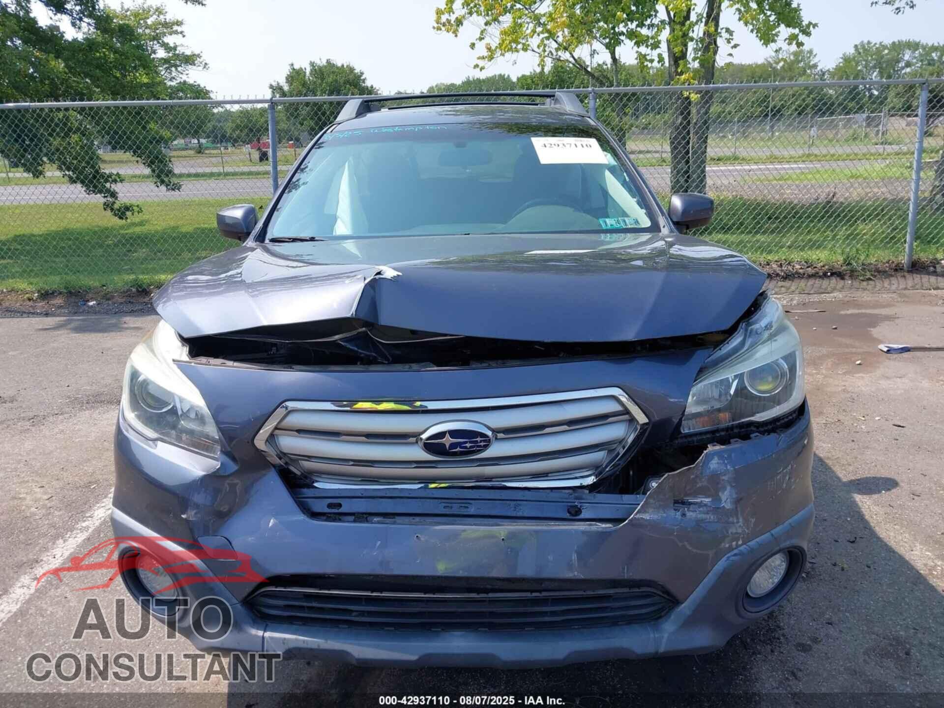 SUBARU OUTBACK 2016 - 4S4BSACC0G3358721