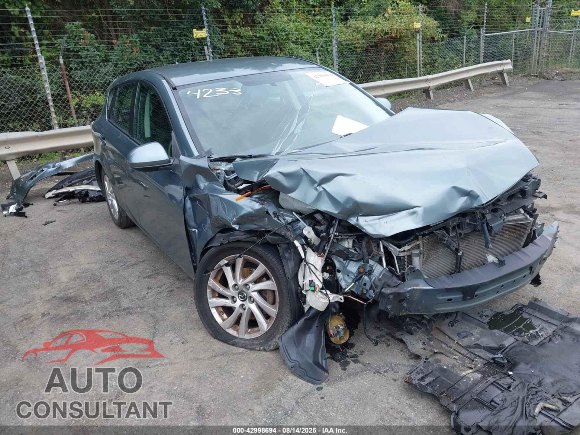 MAZDA MAZDA3 2013 - JM1BL1L71D1754233