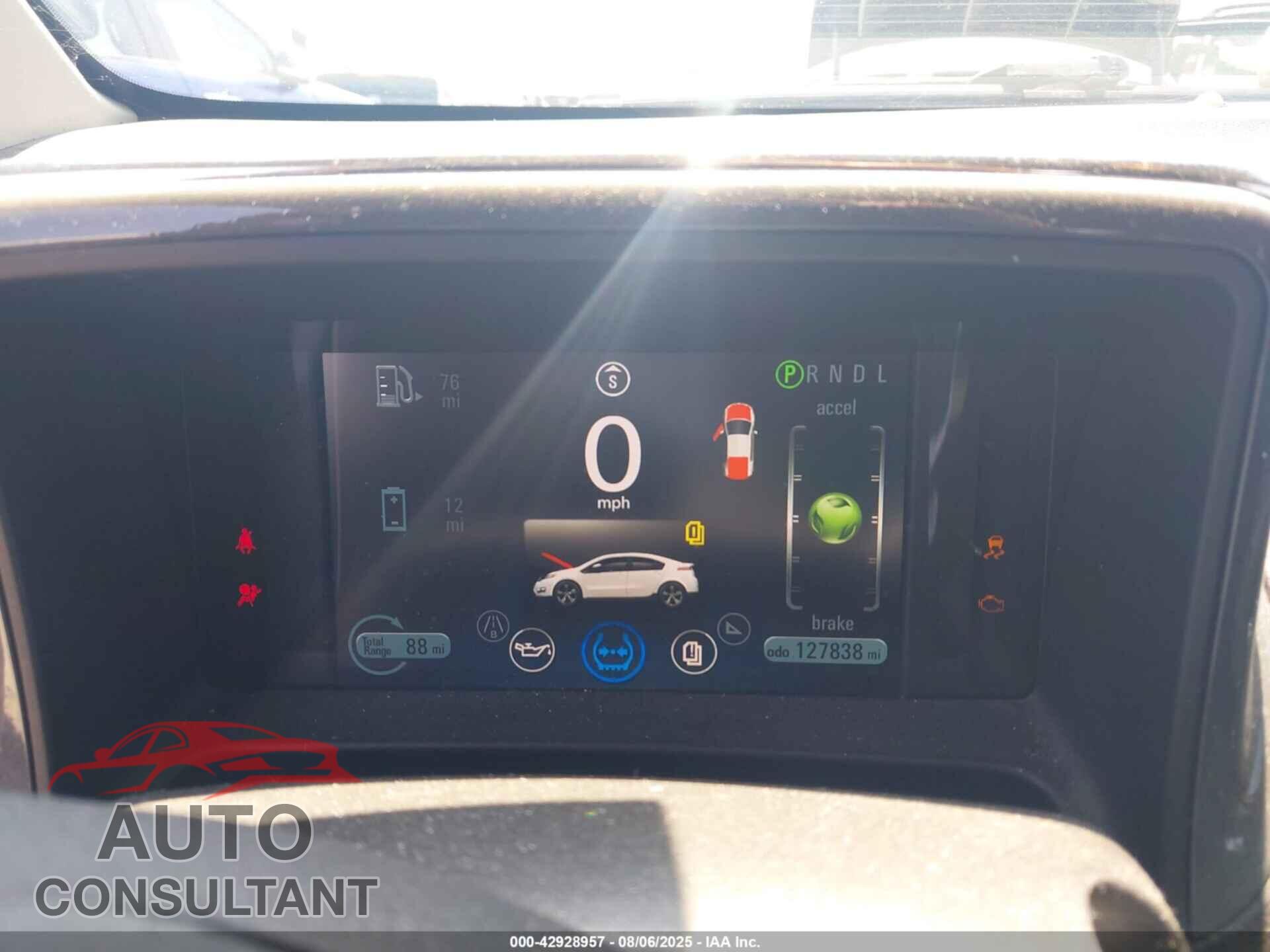 CHEVROLET VOLT 2013 - 1G1RH6E44DU134595