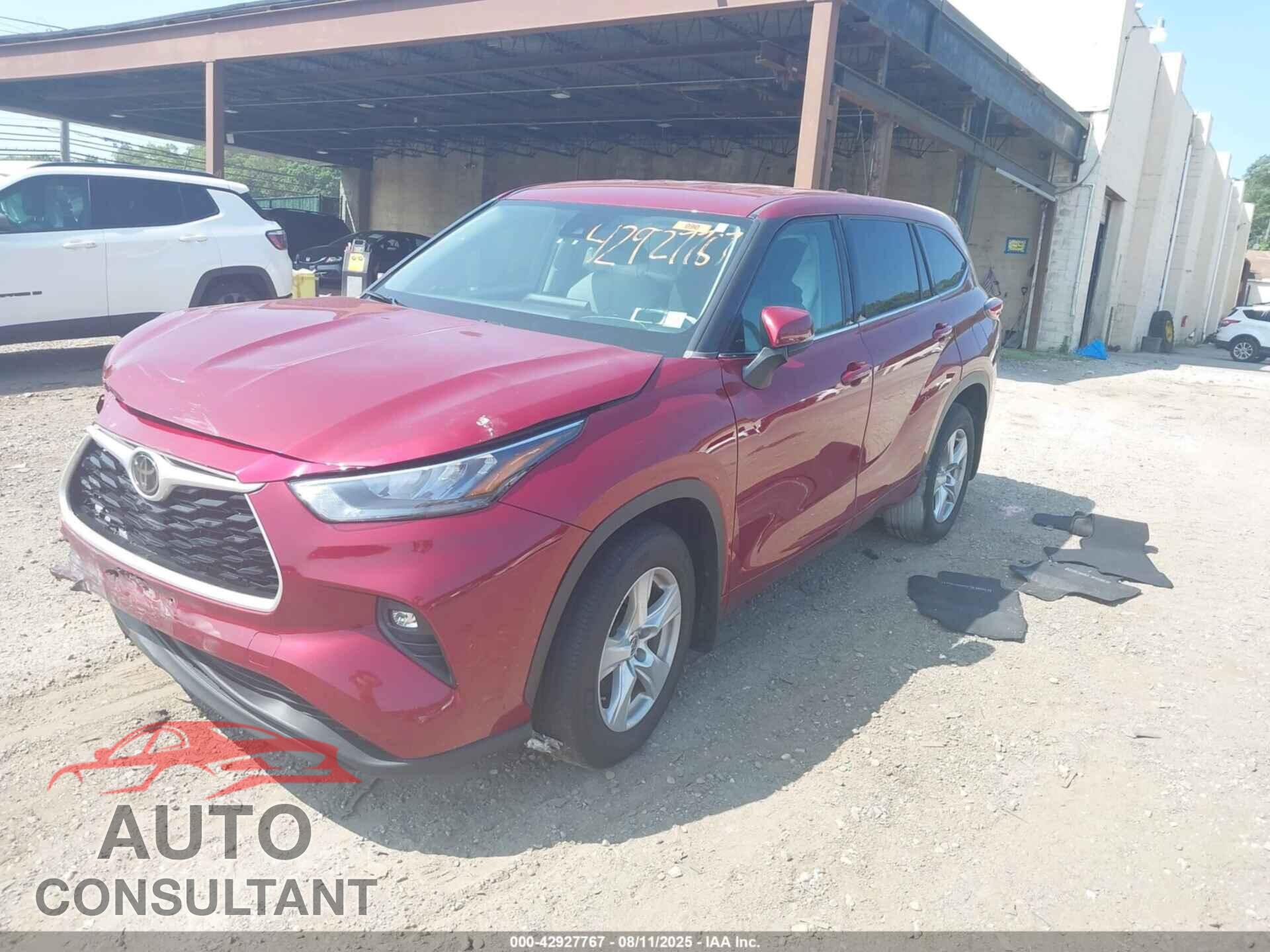 TOYOTA HIGHLANDER 2020 - 5TDBZRBH2LS048218