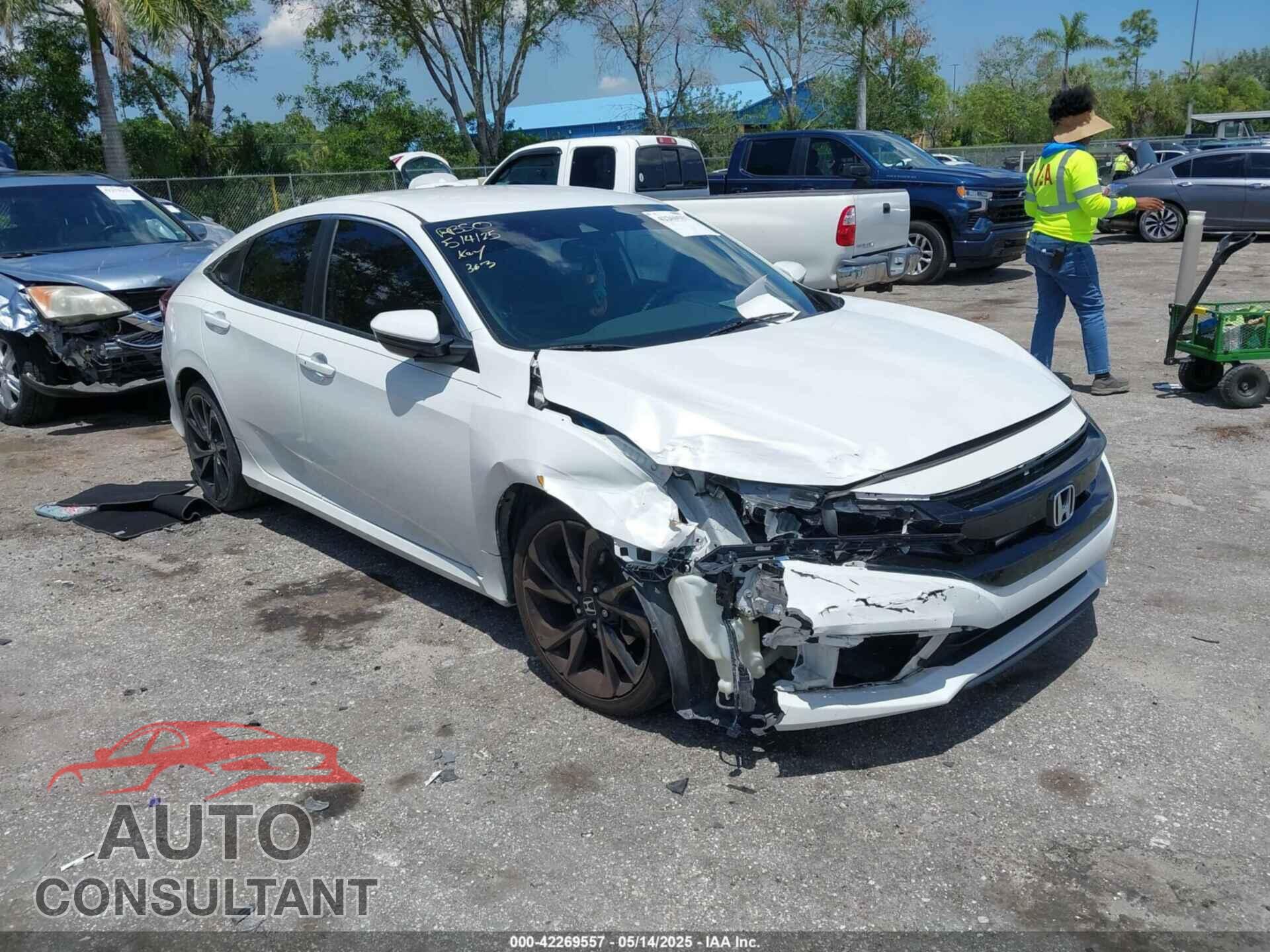 HONDA CIVIC 2019 - 19XFC2F88KE047720