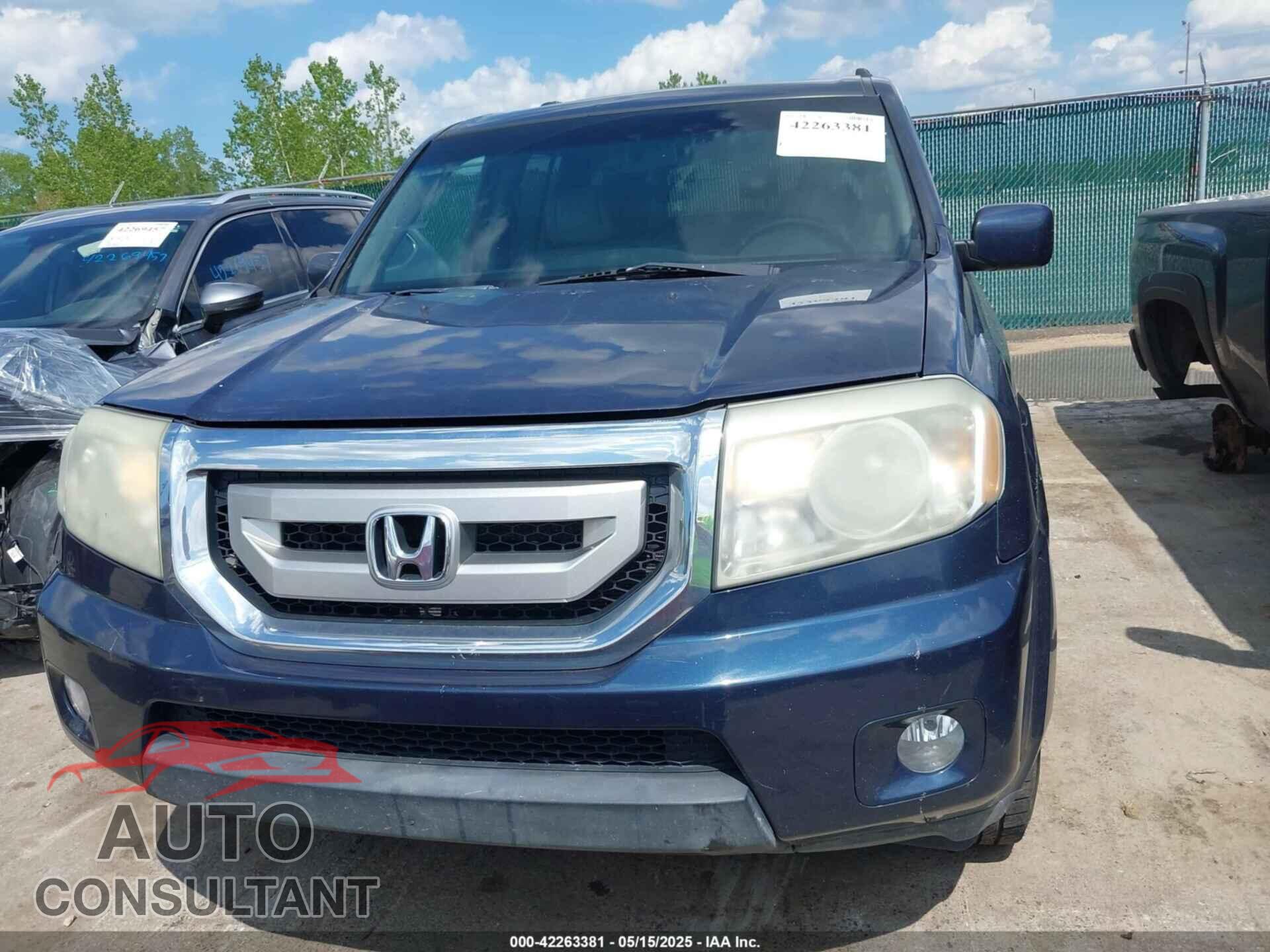 HONDA PILOT 2010 - 5FNYF4H6XAB006831