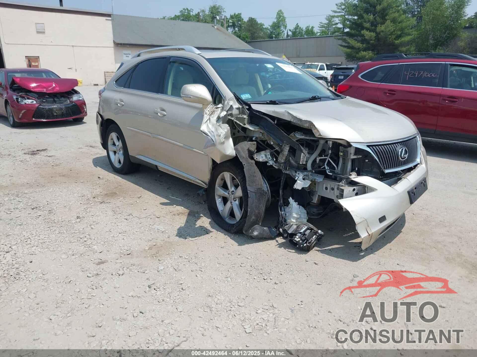 LEXUS RX 350 2011 - 2T2BK1BA1BC109439