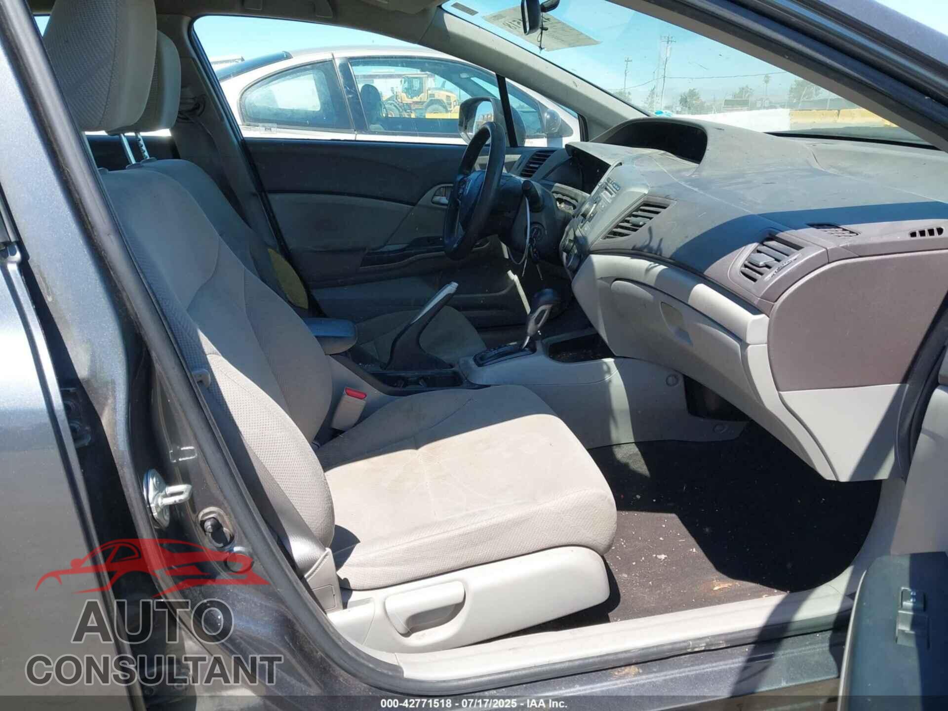 HONDA CIVIC 2012 - 19XFB2F58CE312338