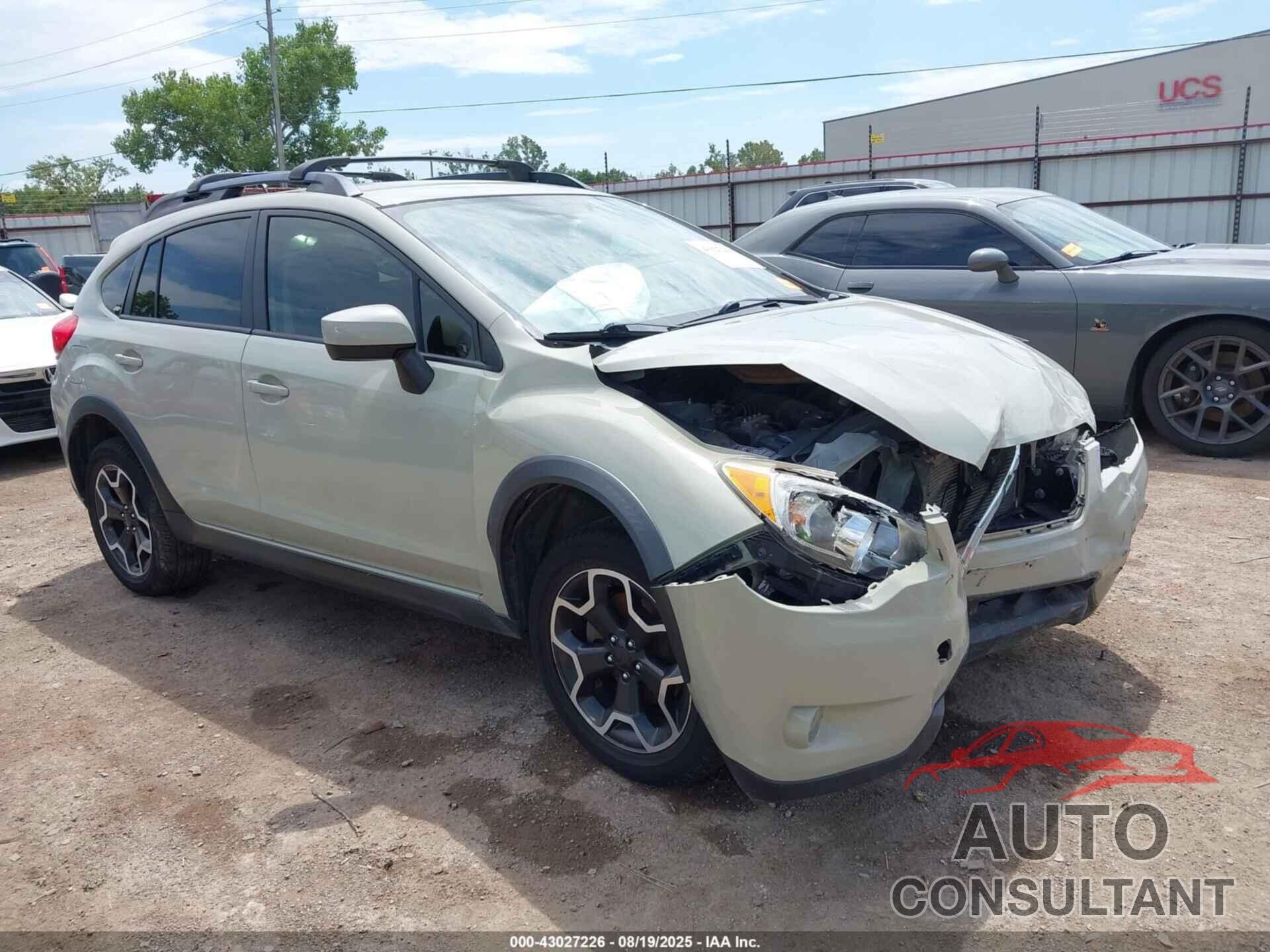 SUBARU XV CROSSTREK 2015 - JF2GPACC4F9290139