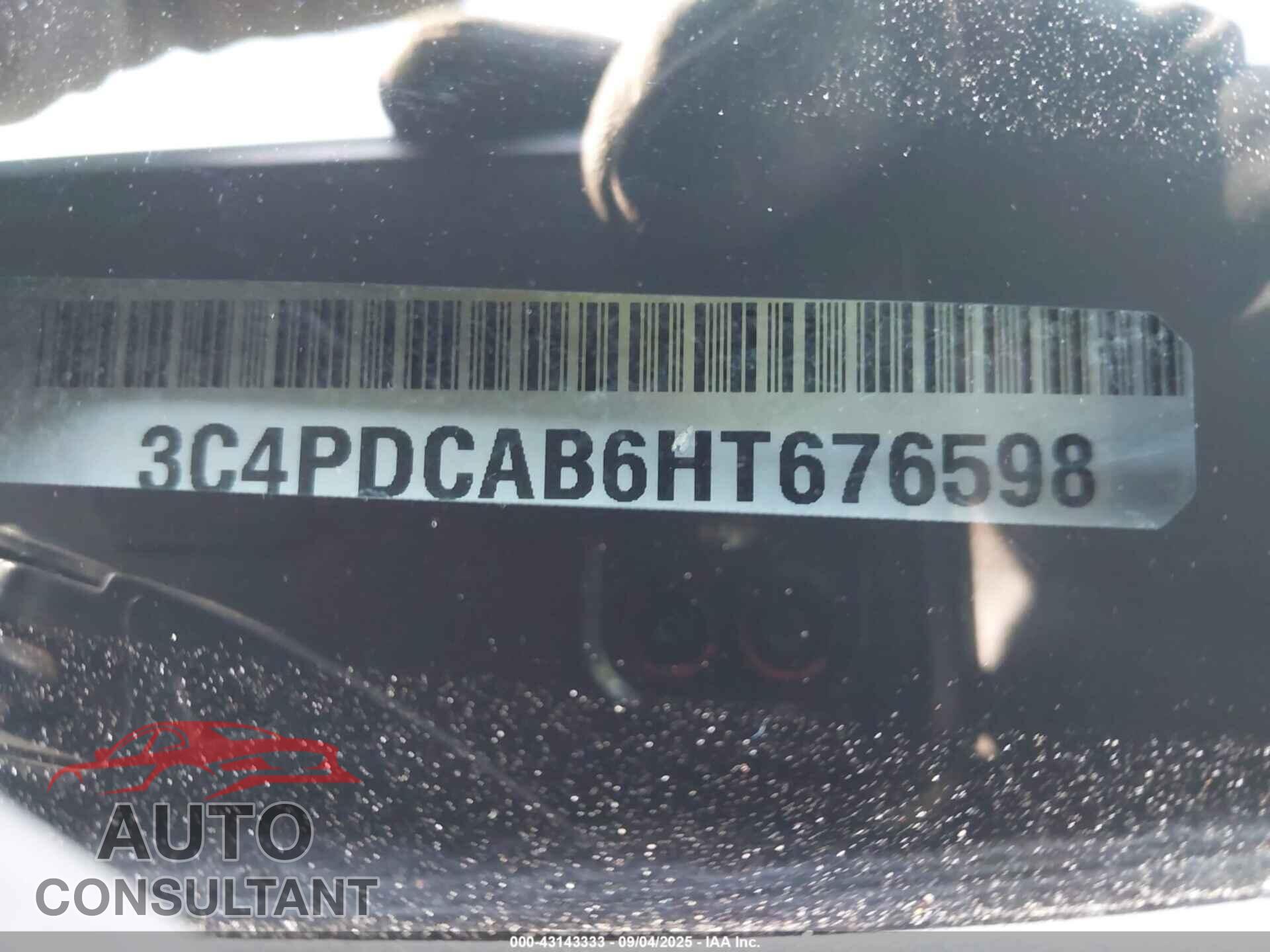 DODGE JOURNEY 2017 - 3C4PDCAB6HT676598