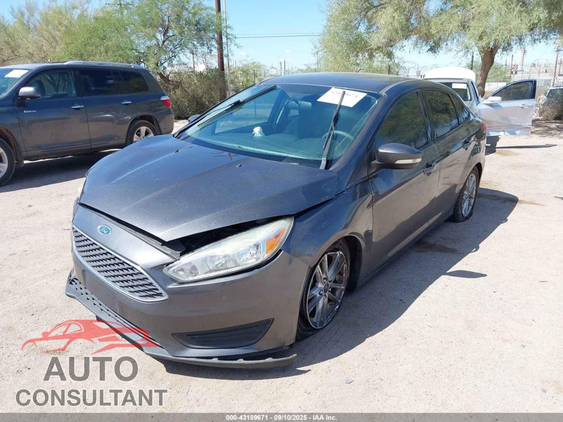 FORD FOCUS 2016 - 1FADP3F25GL276051