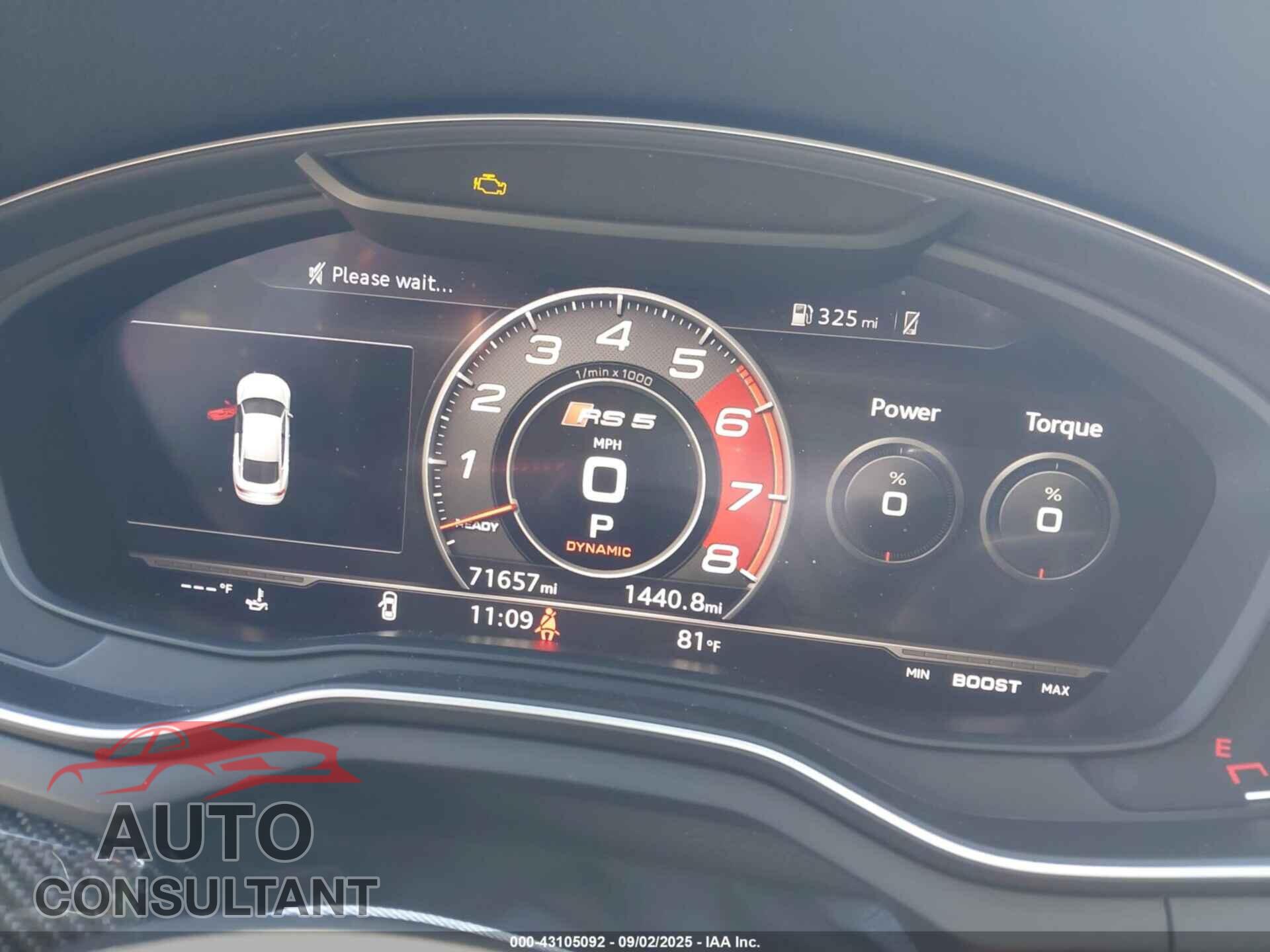 AUDI RS 5 2019 - WUABWCF59KA900990