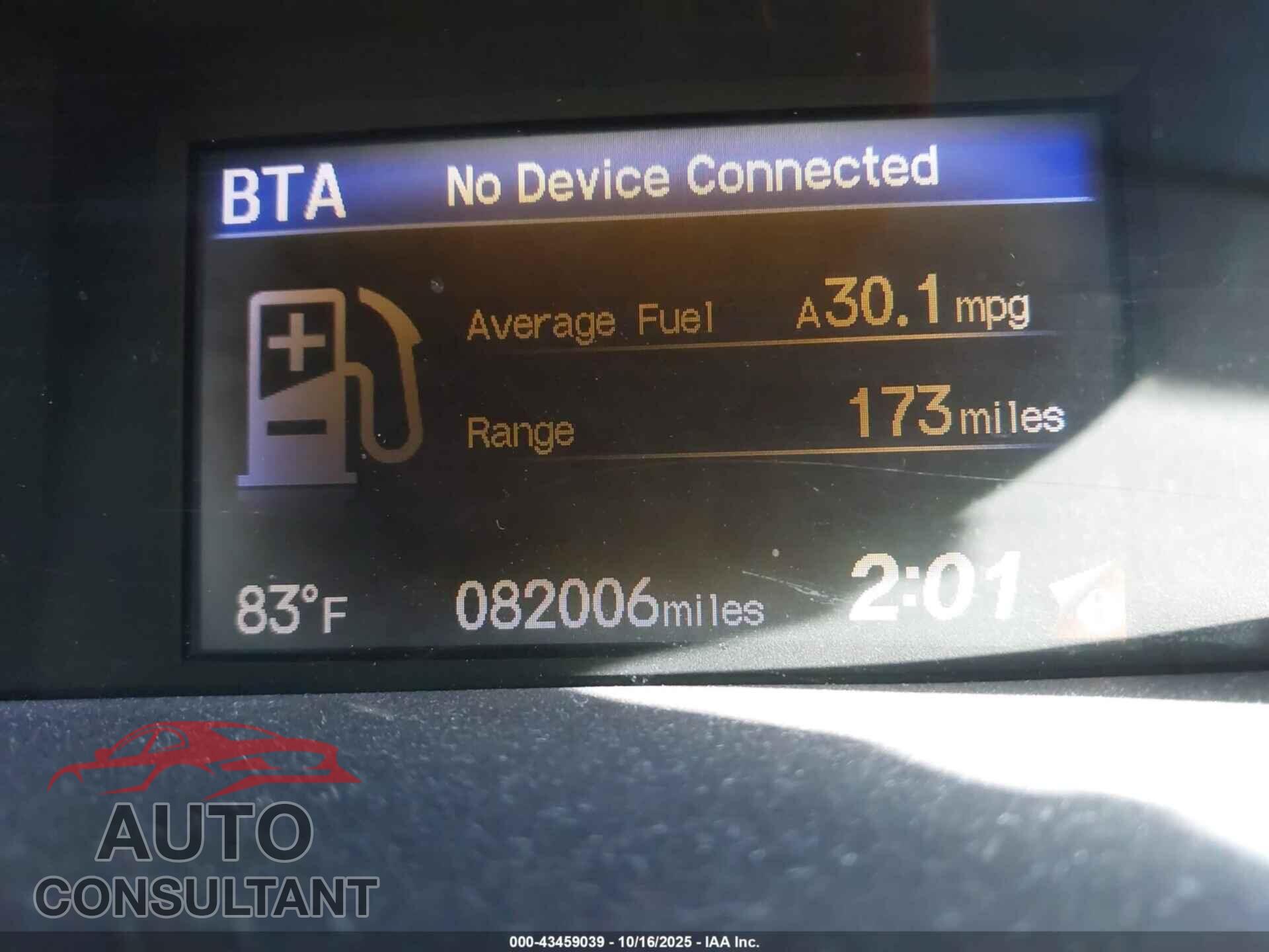 HONDA CIVIC 2013 - 19XFB2F58DE080504