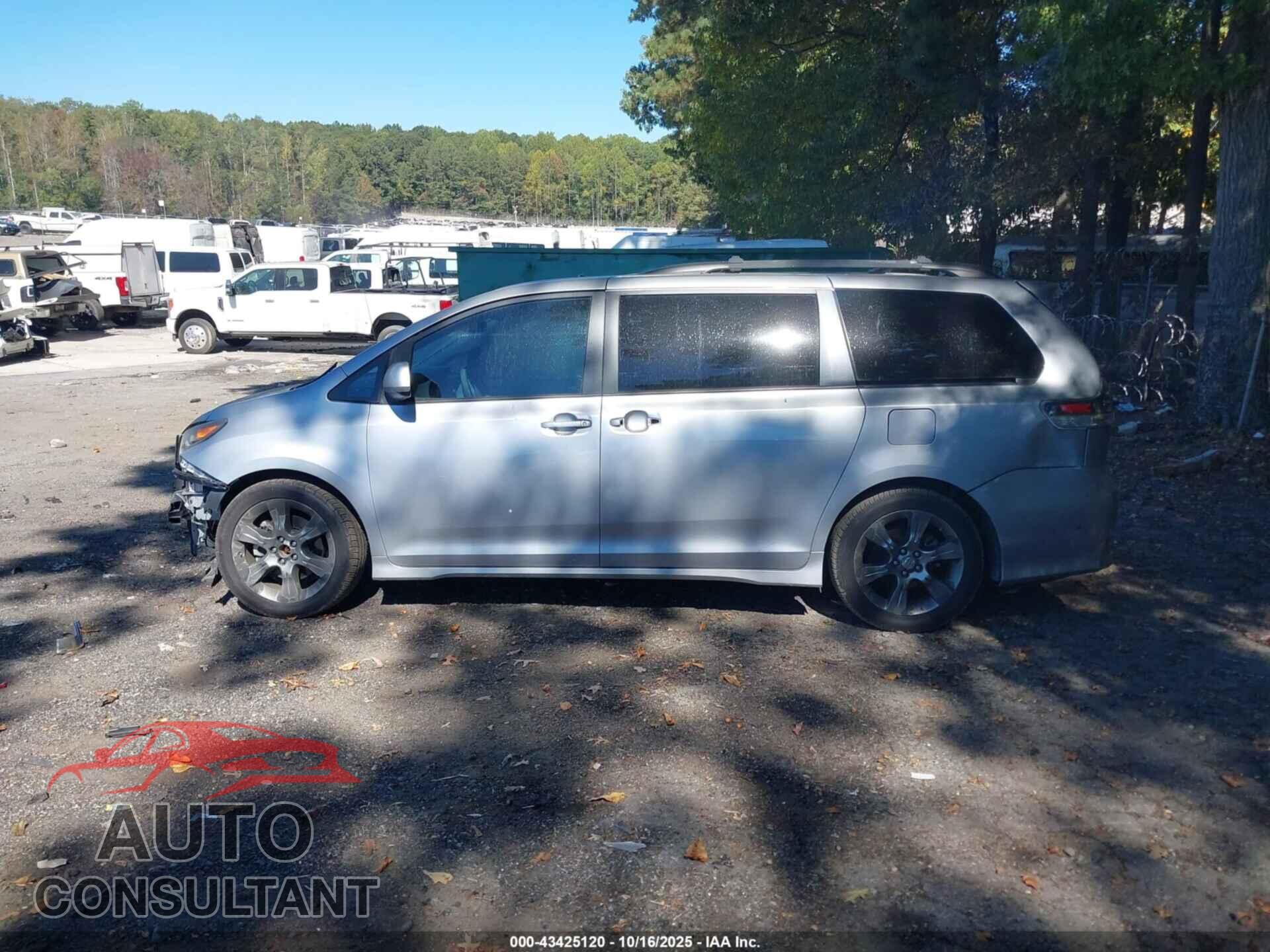 TOYOTA SIENNA 2012 - 5TDXK3DC9CS218096