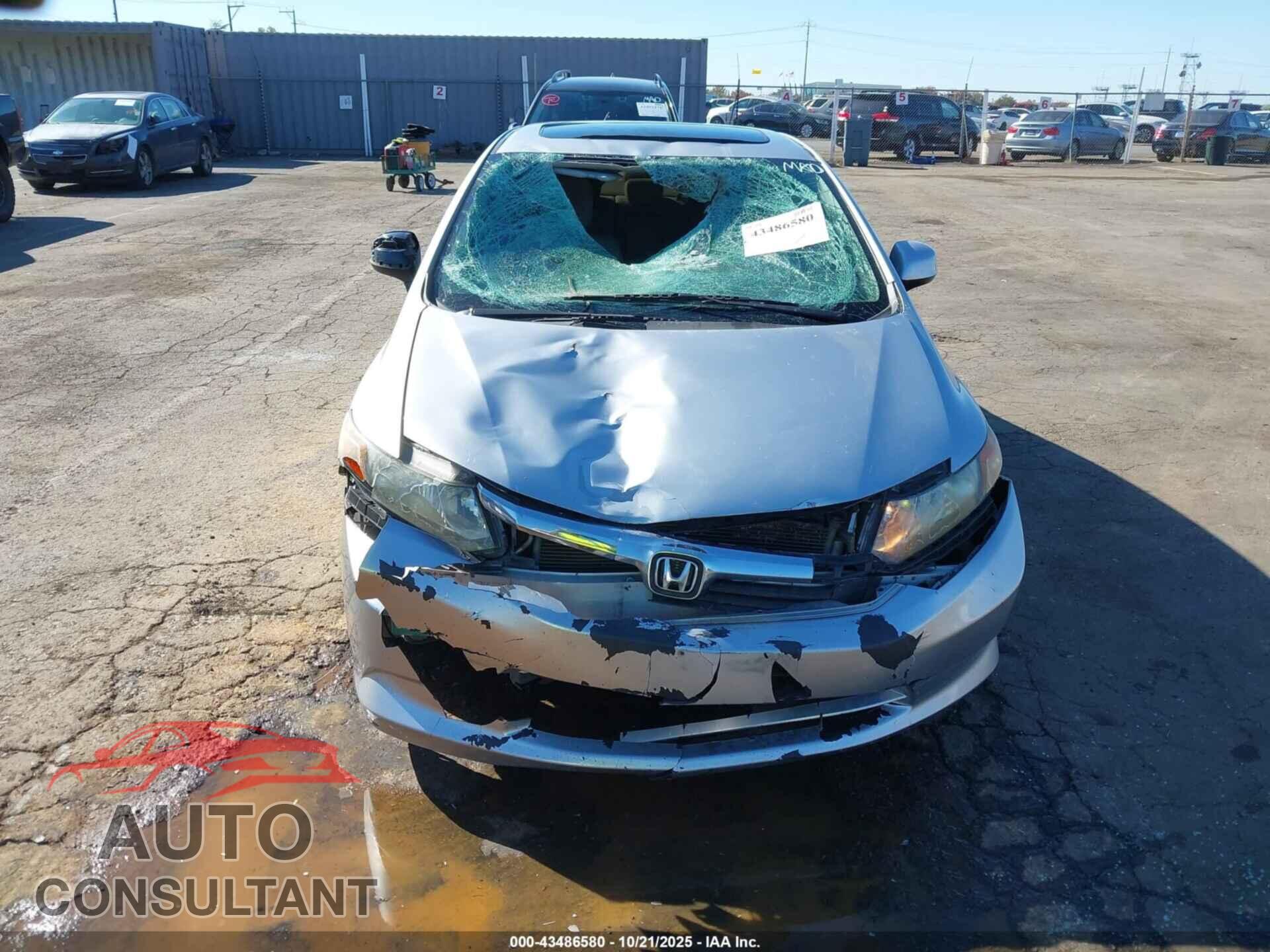HONDA CIVIC 2012 - 19XFB2F84CE381456