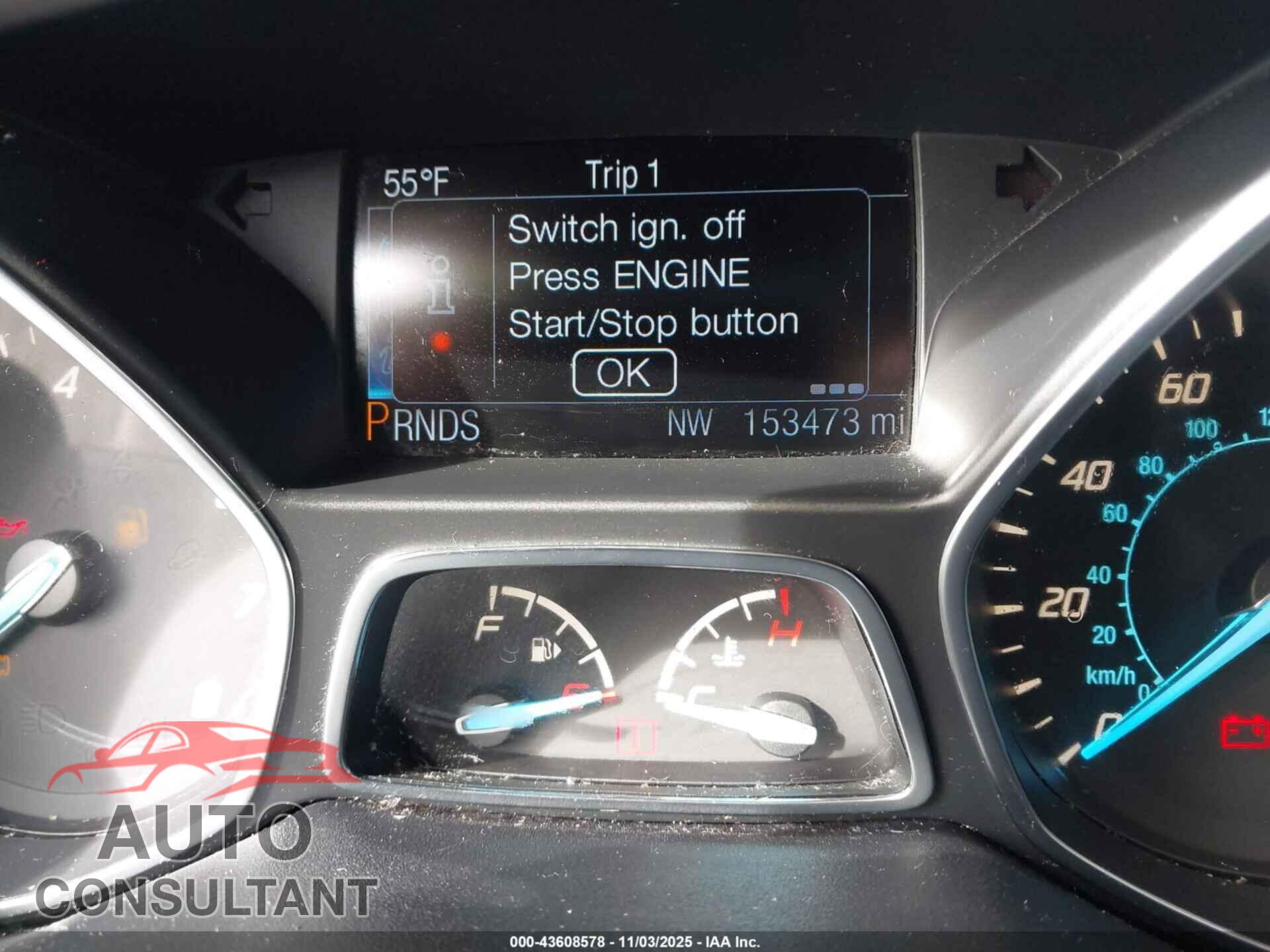 FORD ESCAPE 2013 - 1FMCU9J91DUC79097