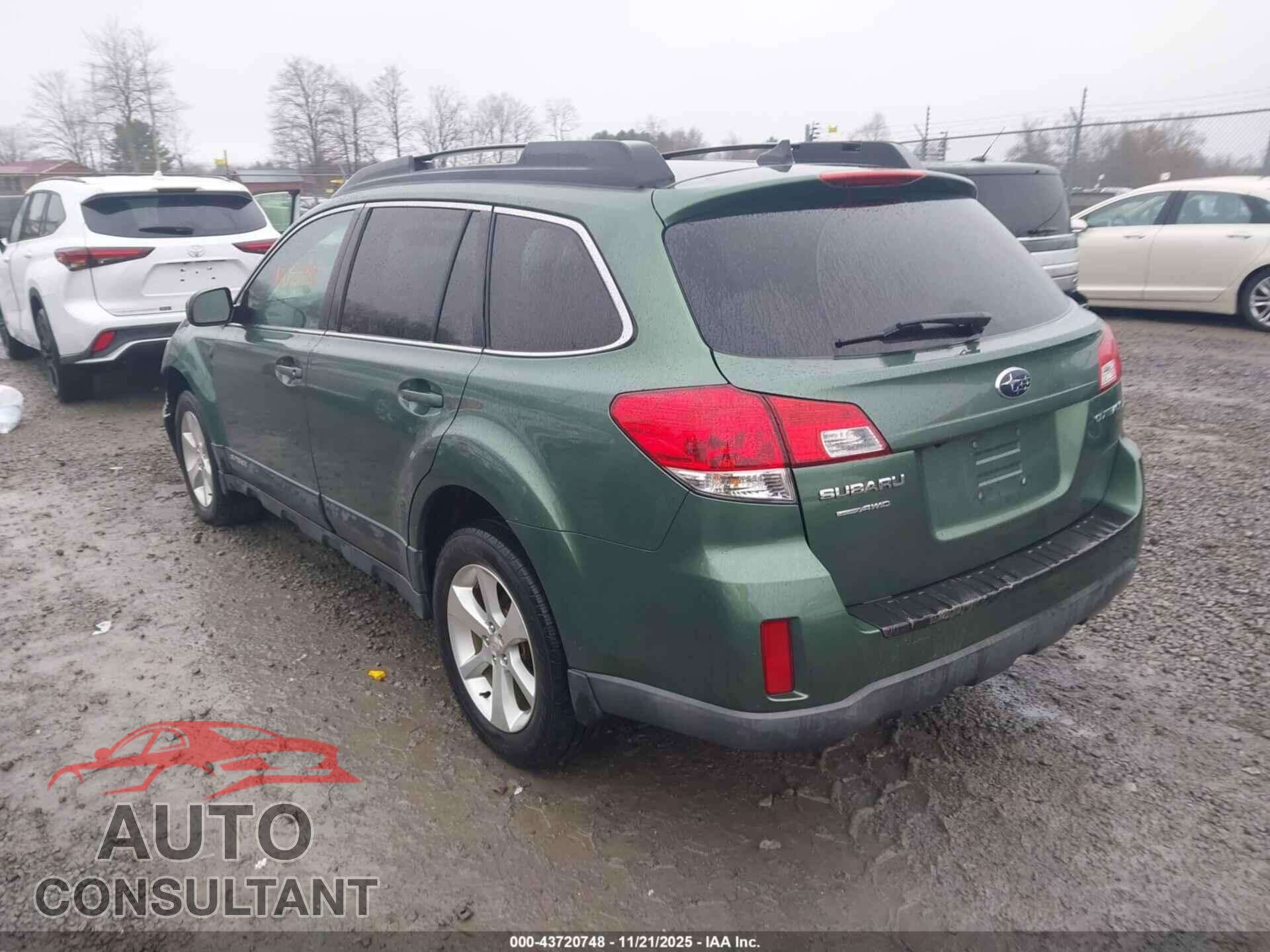 SUBARU OUTBACK 2013 - 4S4BRCKC4D3272154