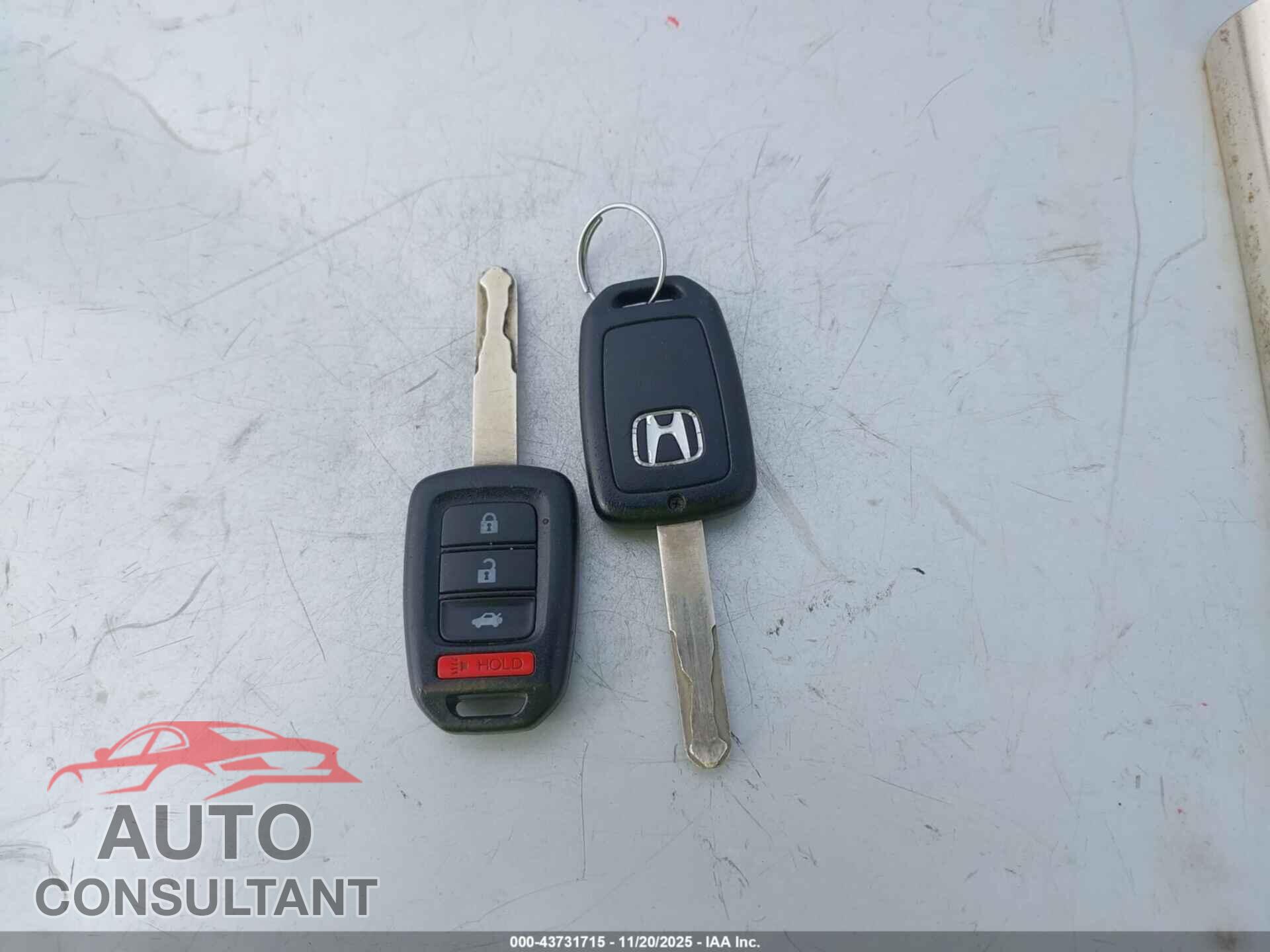 HONDA CIVIC 2017 - 19XFC2F58HE040958