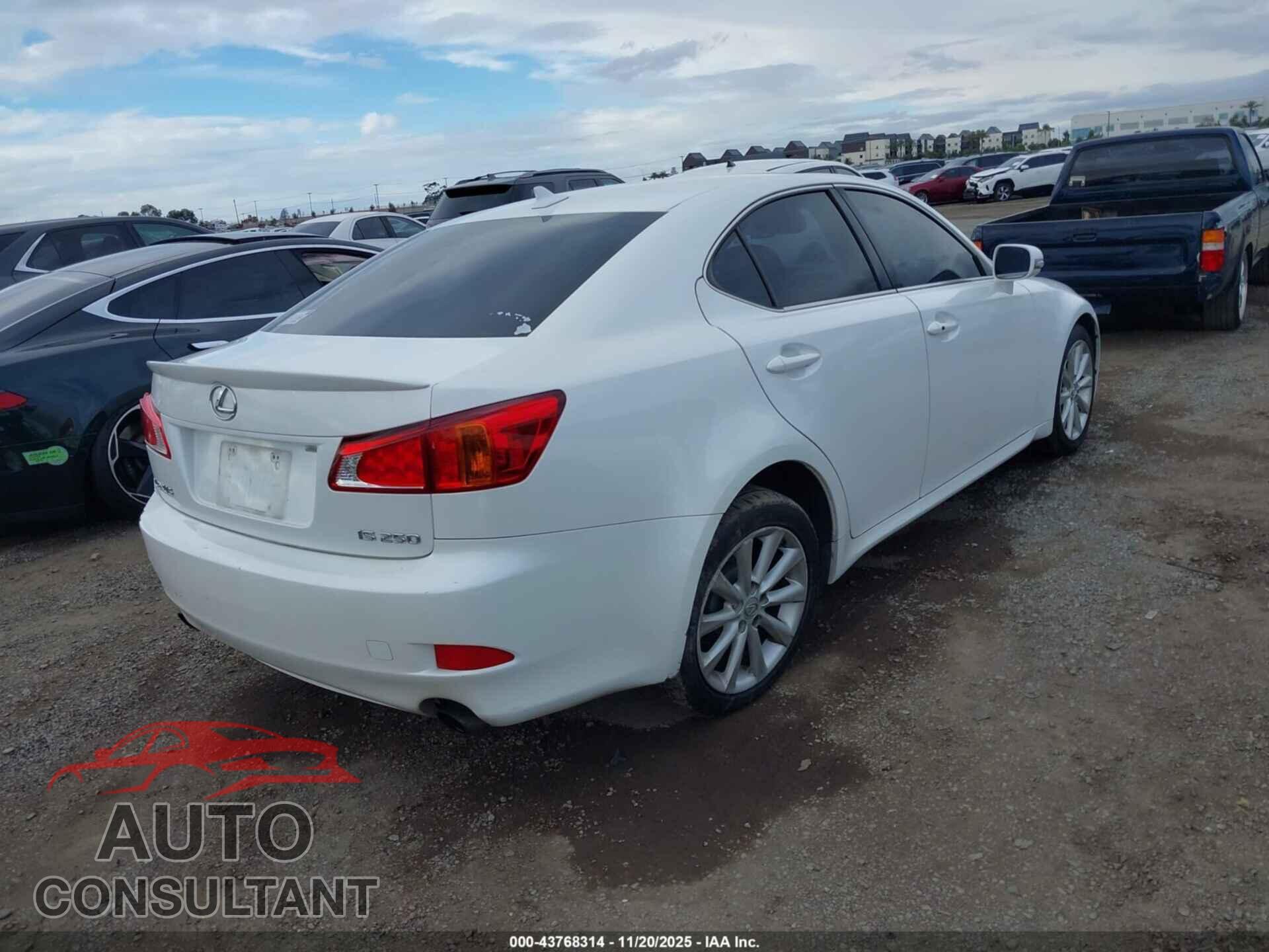 LEXUS IS 250 2010 - JTHBF5C23A2097068