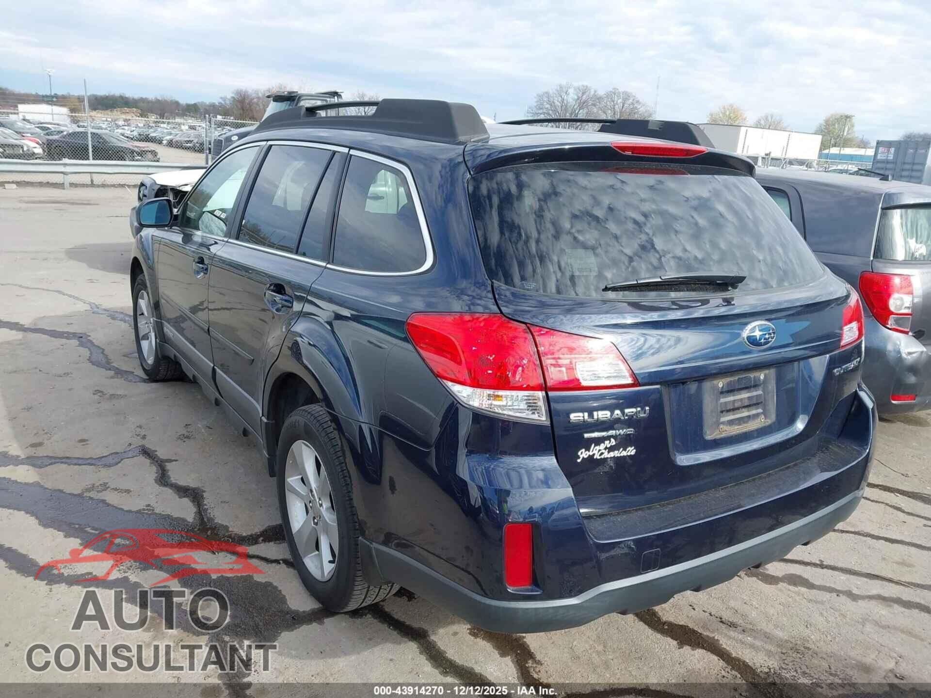 SUBARU OUTBACK 2013 - 4S4BRCGC1D3309301