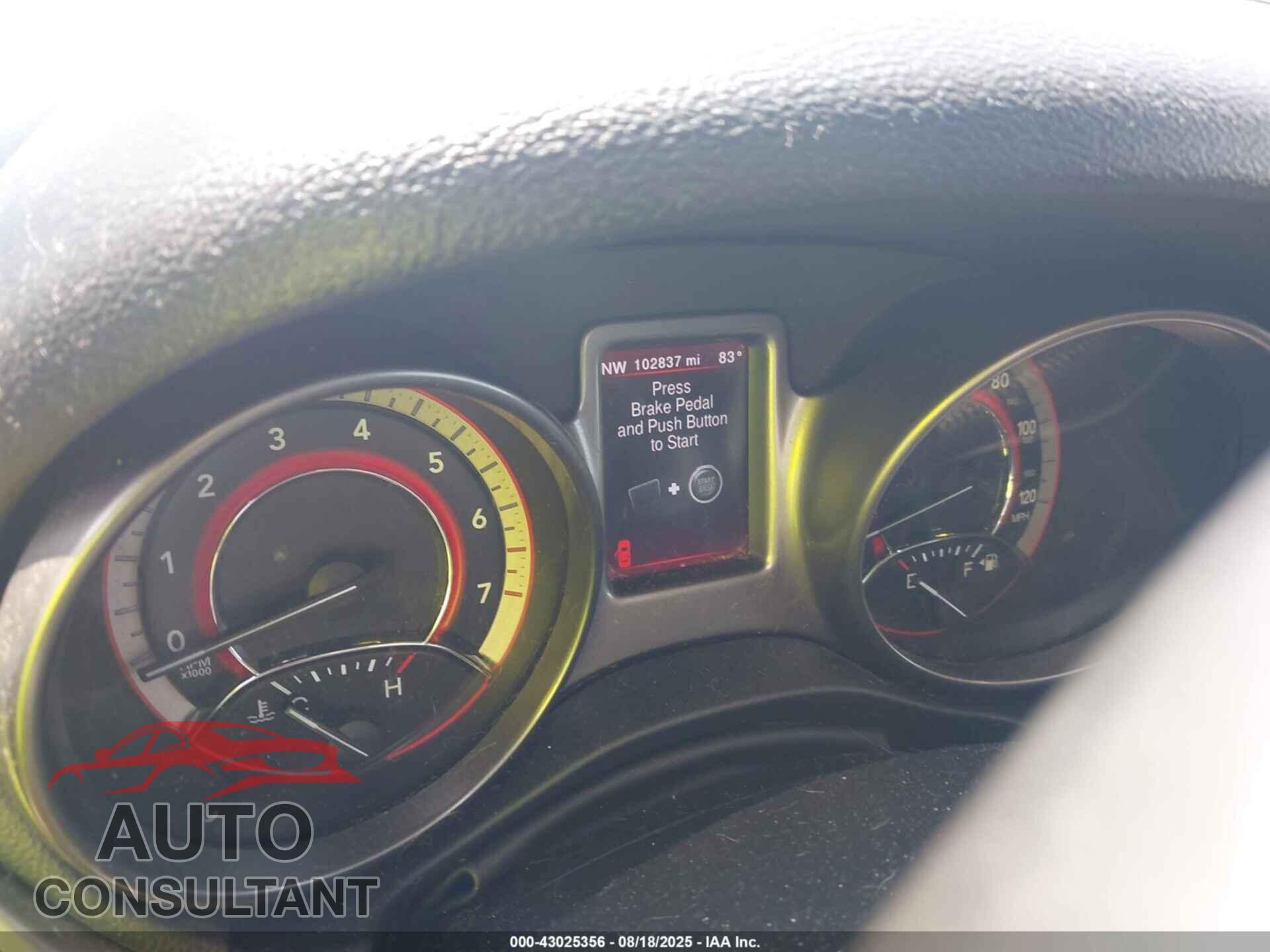 DODGE JOURNEY 2017 - 3C4PDCGG6HT582563