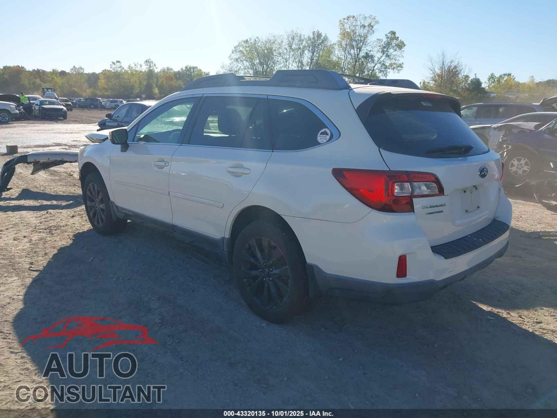 SUBARU OUTBACK 2015 - 4S4BSALC0F3205240