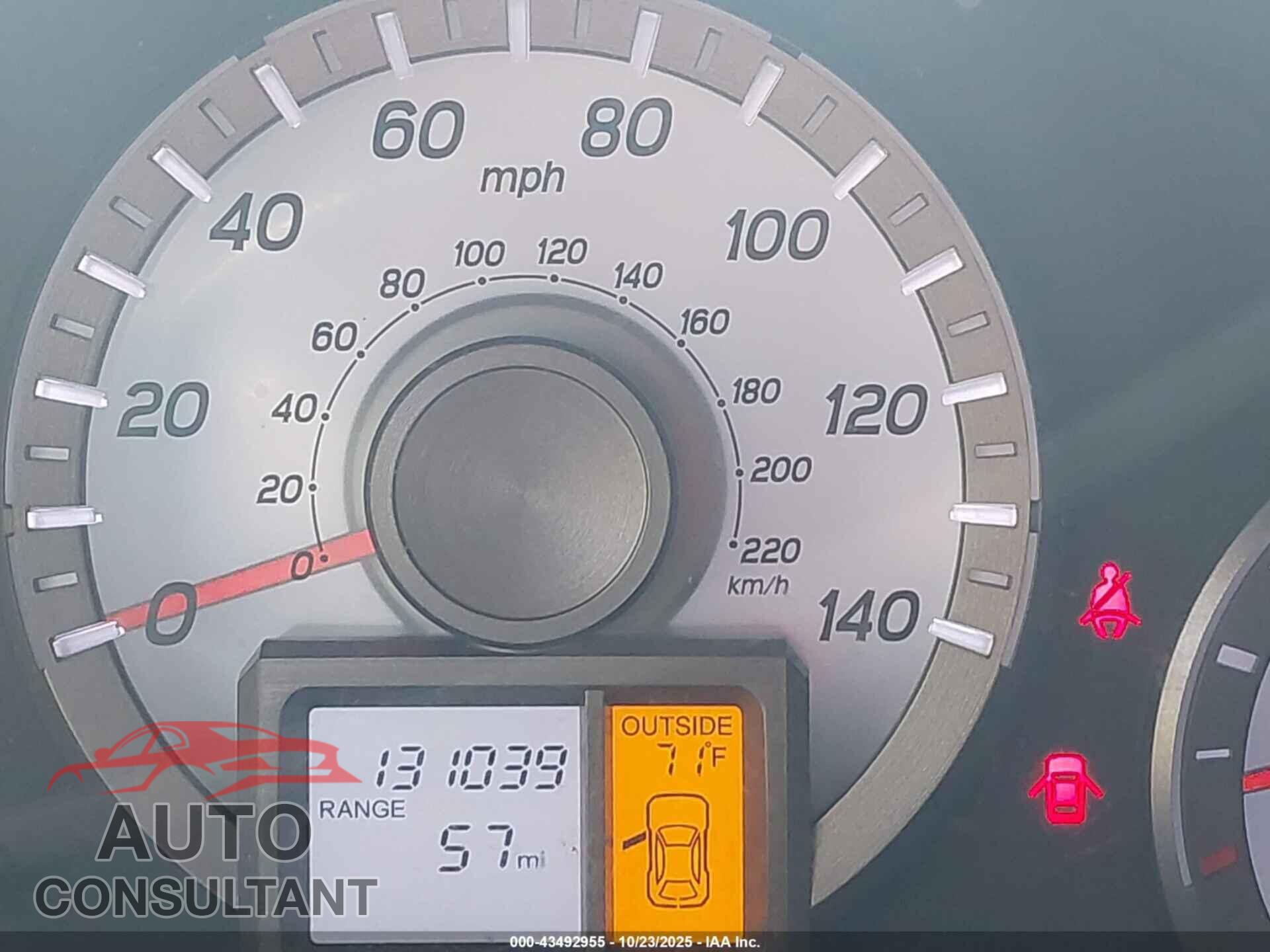 HONDA PILOT 2012 - 5FNYF4H57CB053017