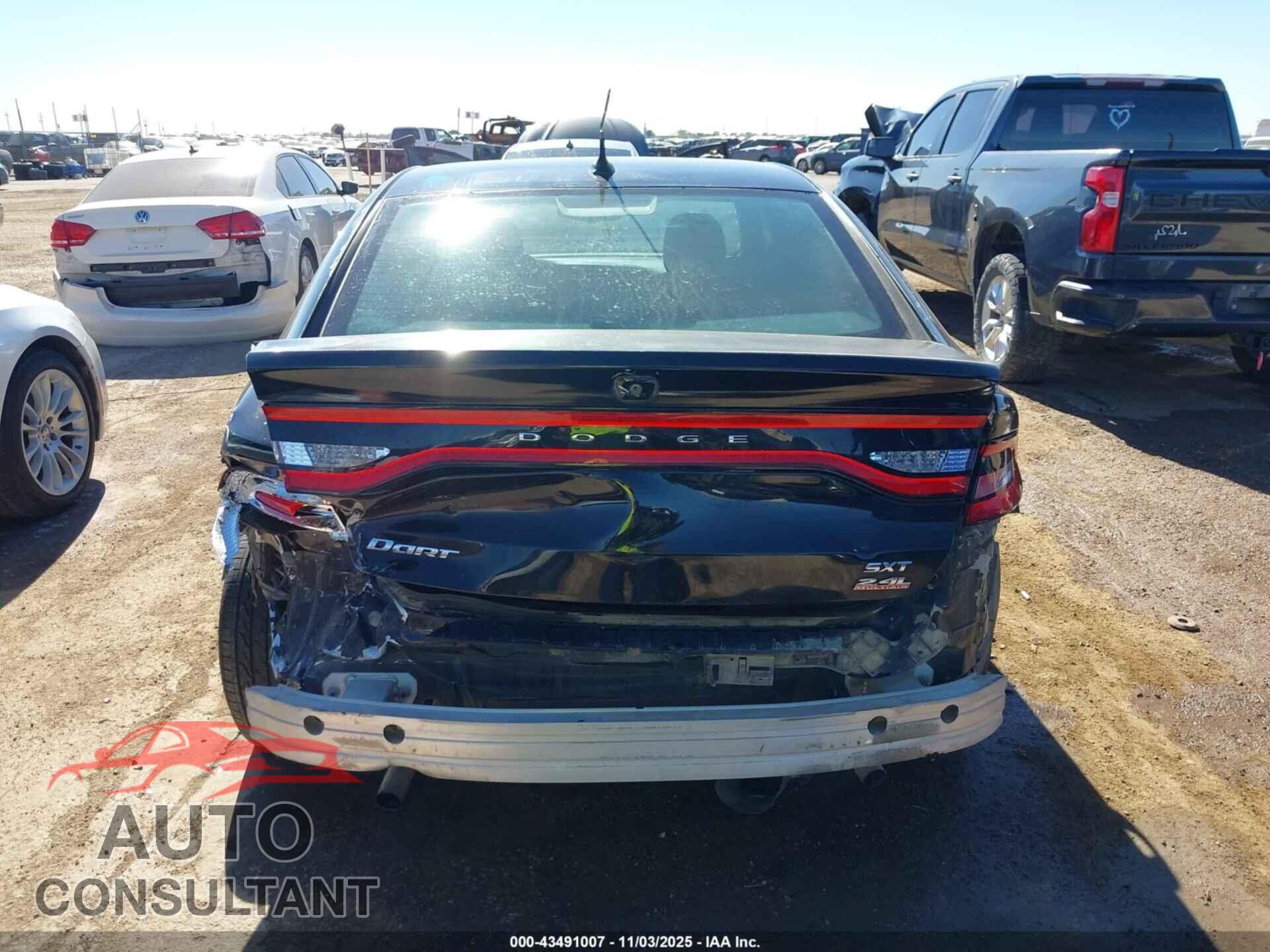 DODGE DART 2014 - 1C3CDFBB1ED672091