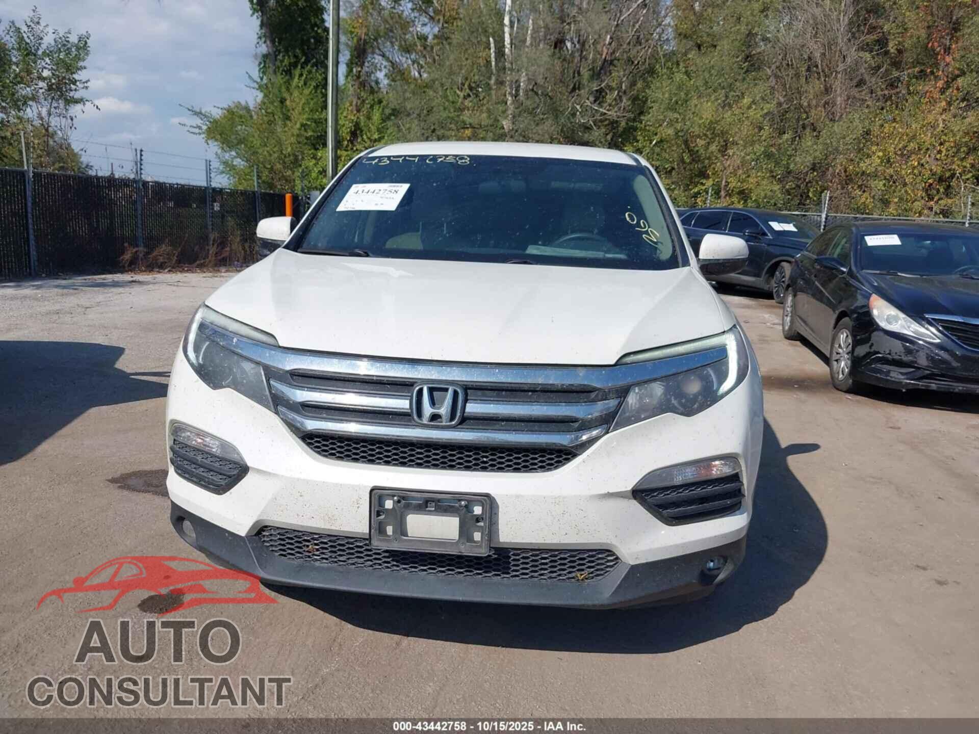 HONDA PILOT 2018 - 5FNYF5H37JB026045