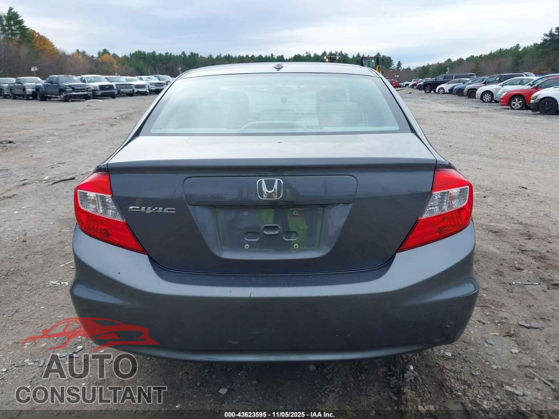HONDA CIVIC 2012 - 2HGFB2F9XCH549650