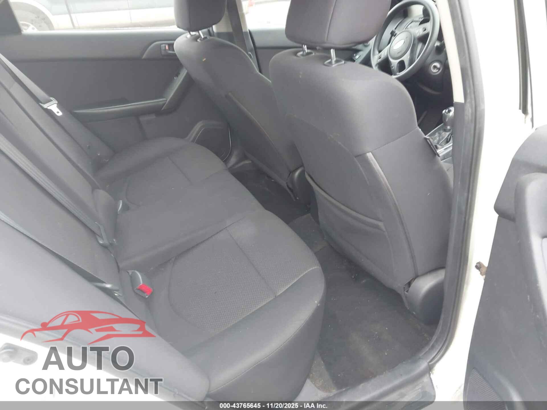 KIA FORTE 2012 - KNAFU4A22C5586985
