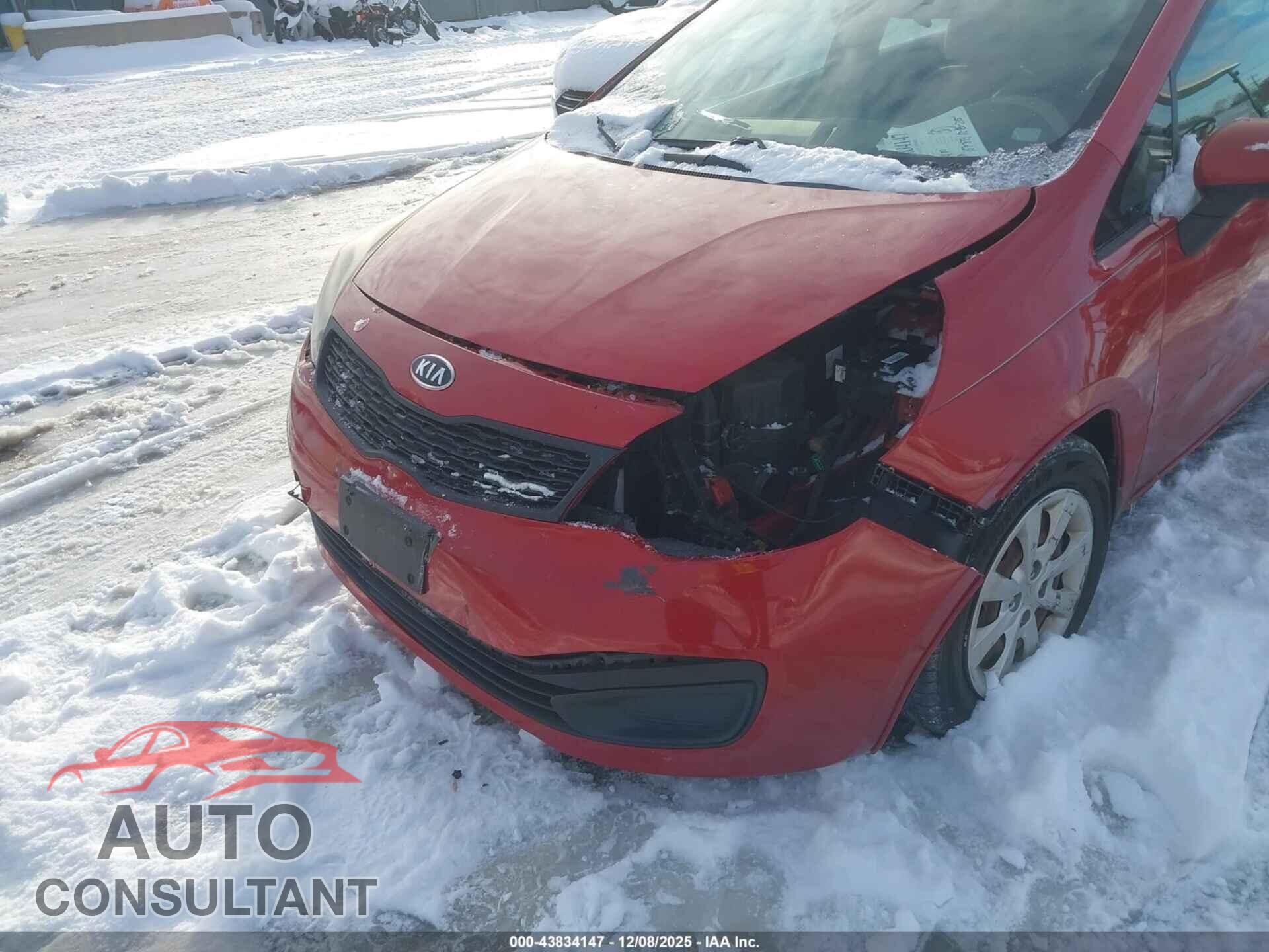 KIA RIO 2012 - KNADM4A34C6076261