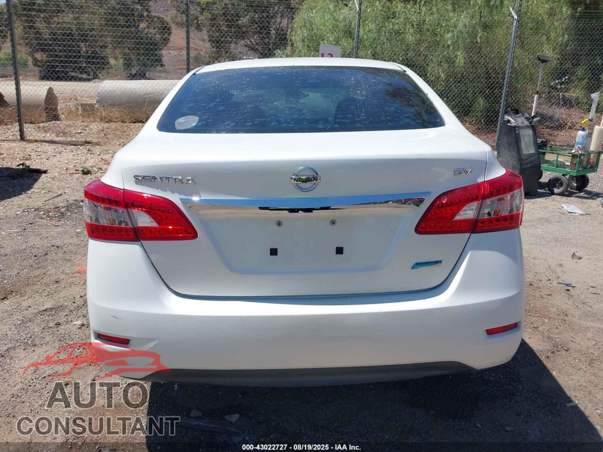 NISSAN SENTRA 2013 - 3N1AB7AP1DL677380