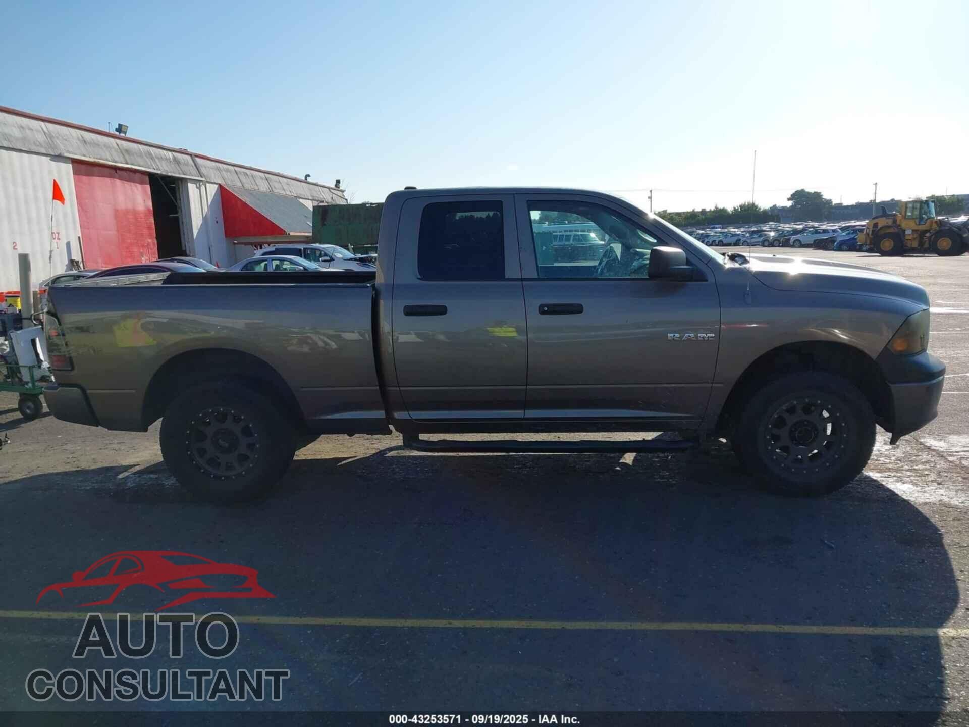 DODGE RAM 1500 2010 - 1D7RV1GP9AS242539