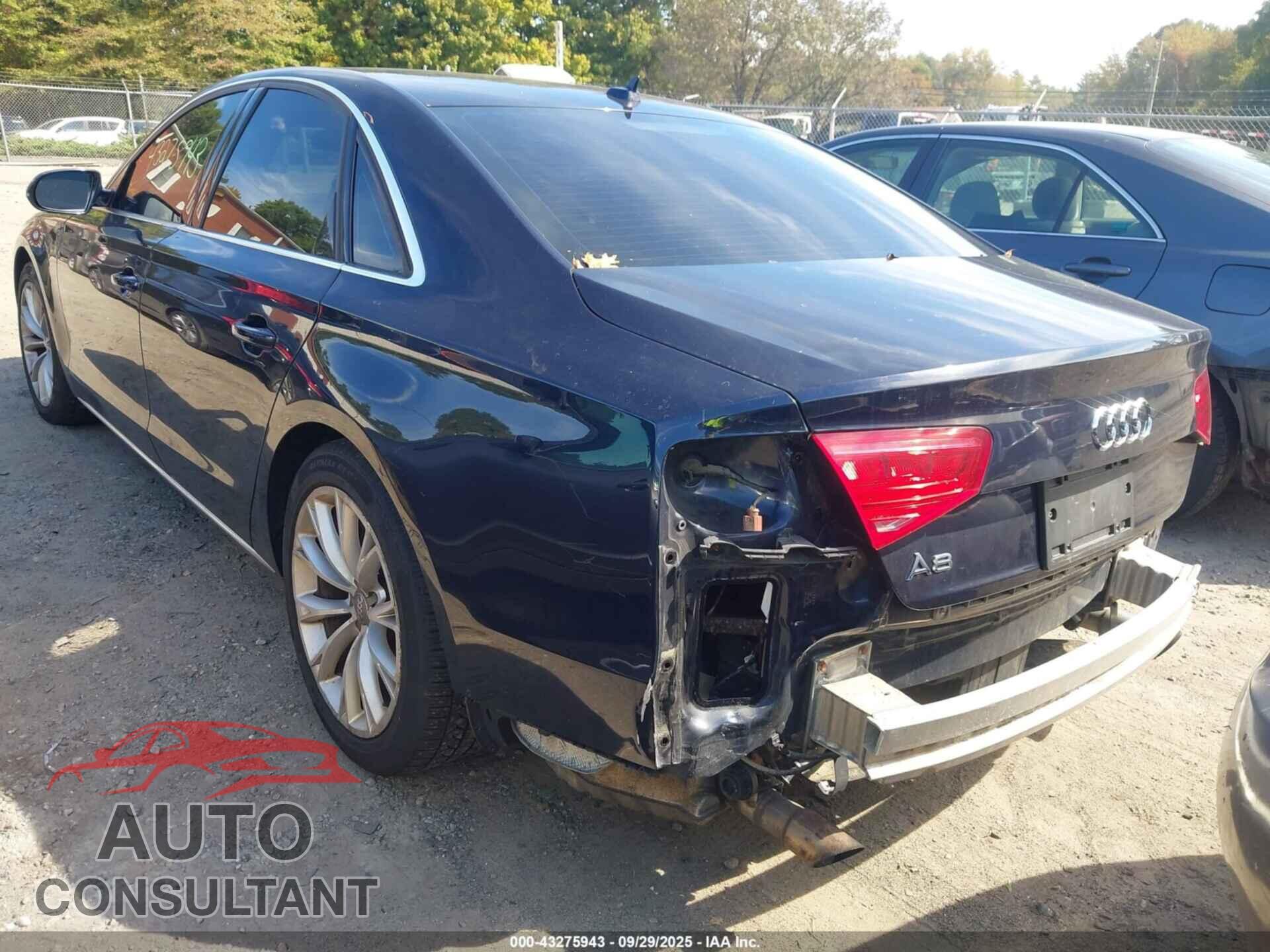 AUDI A8 2013 - WAUAGAFD0DN027513