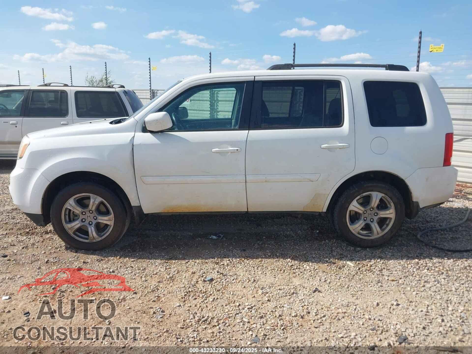 HONDA PILOT 2012 - 5FNYF3H50CB042614