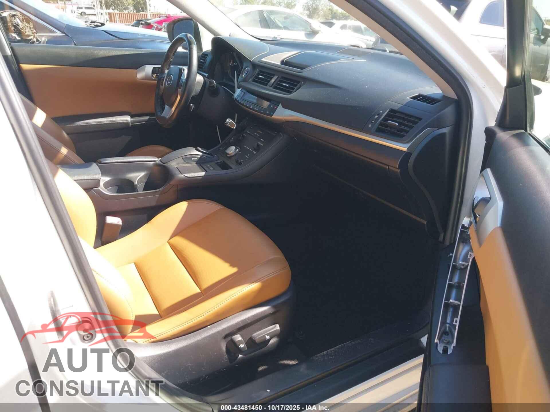 LEXUS CT 200H 2013 - JTHKD5BH7D2148765