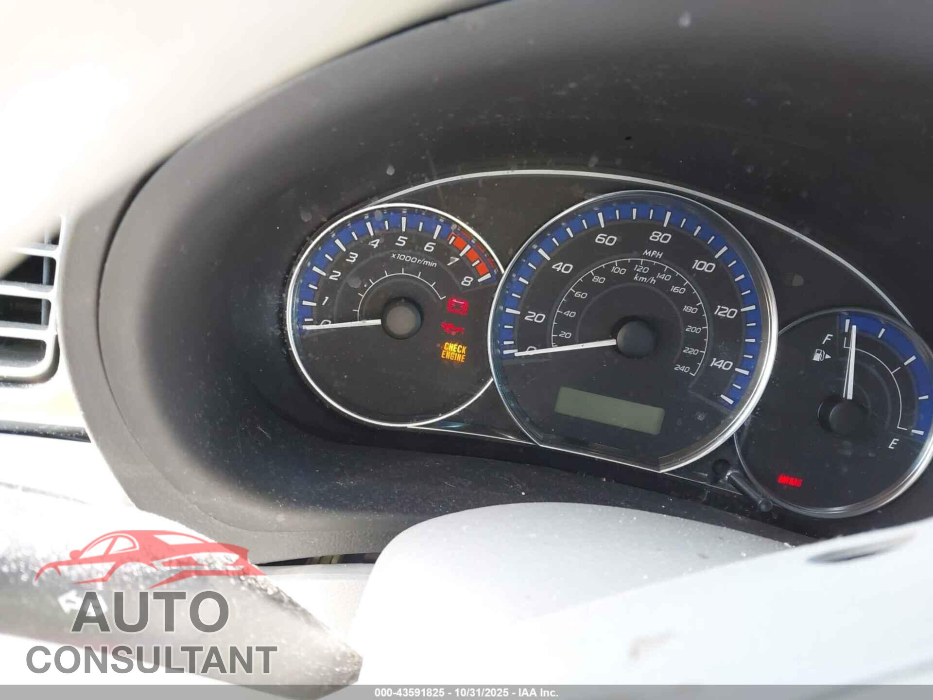 SUBARU FORESTER 2011 - JF2SHBBC8BH746450