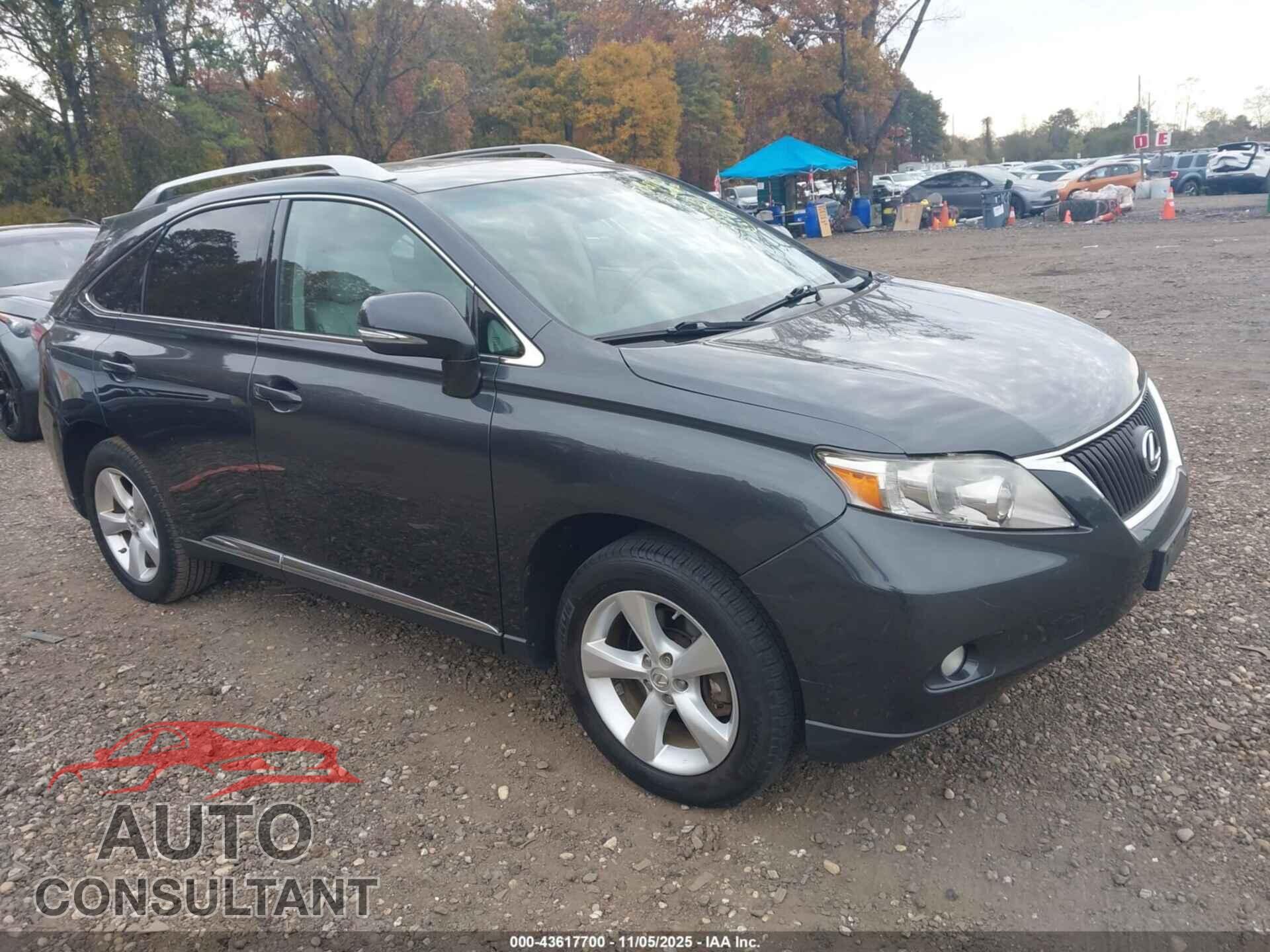 LEXUS RX 350 2011 - 2T2BK1BA4BC096010
