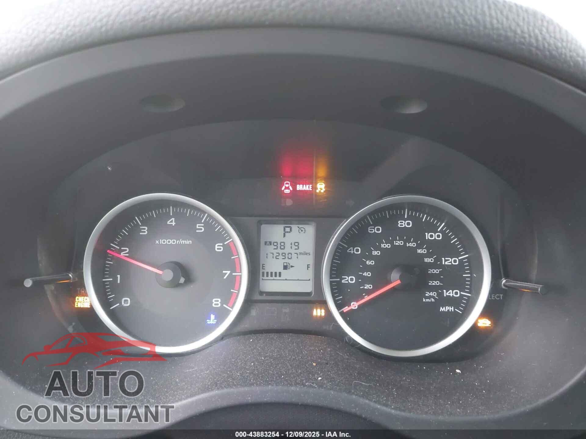 SUBARU FORESTER 2016 - JF2SJADC3GH497199