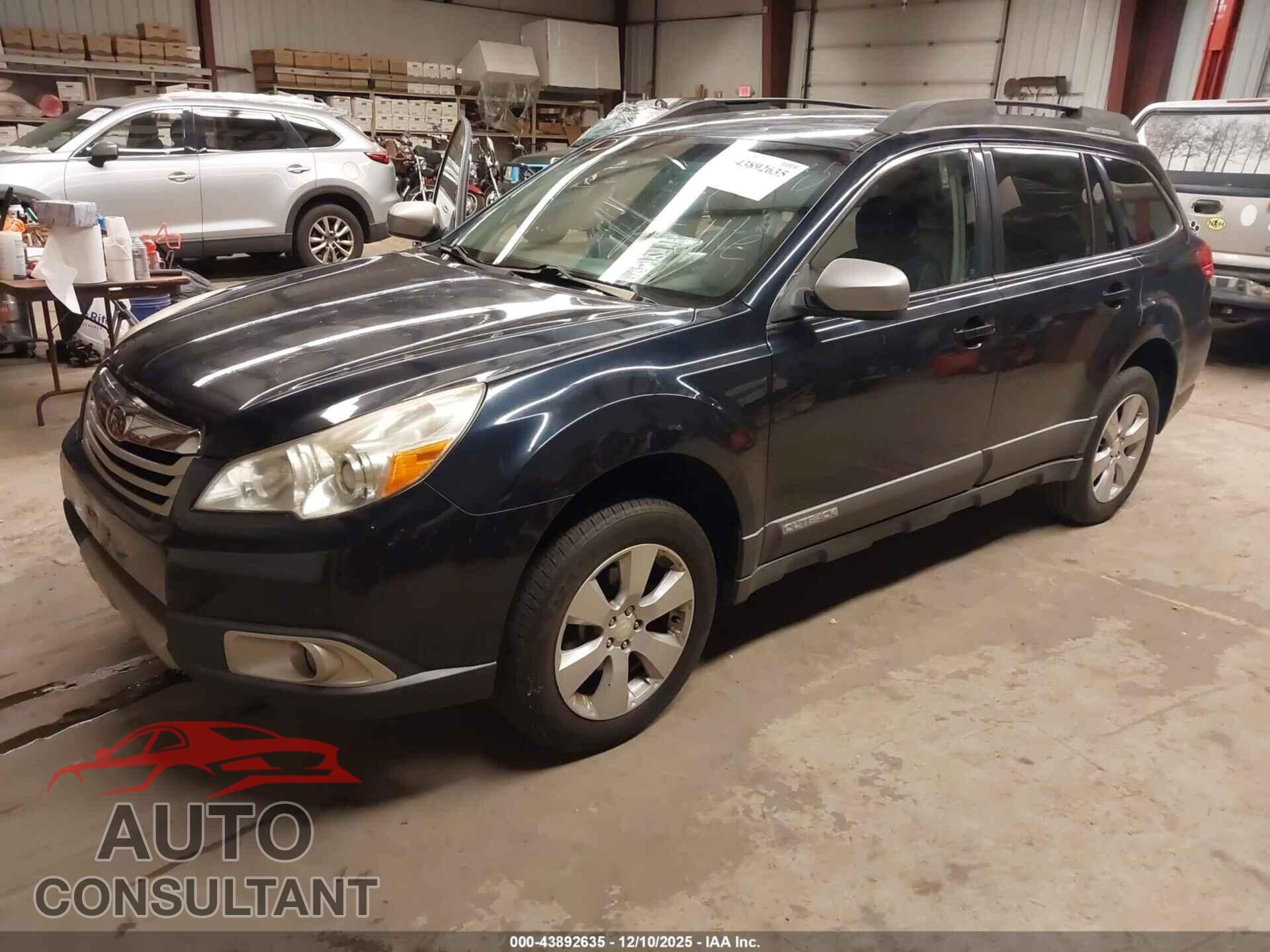 SUBARU OUTBACK 2012 - 4S4BRCCC3C3217577