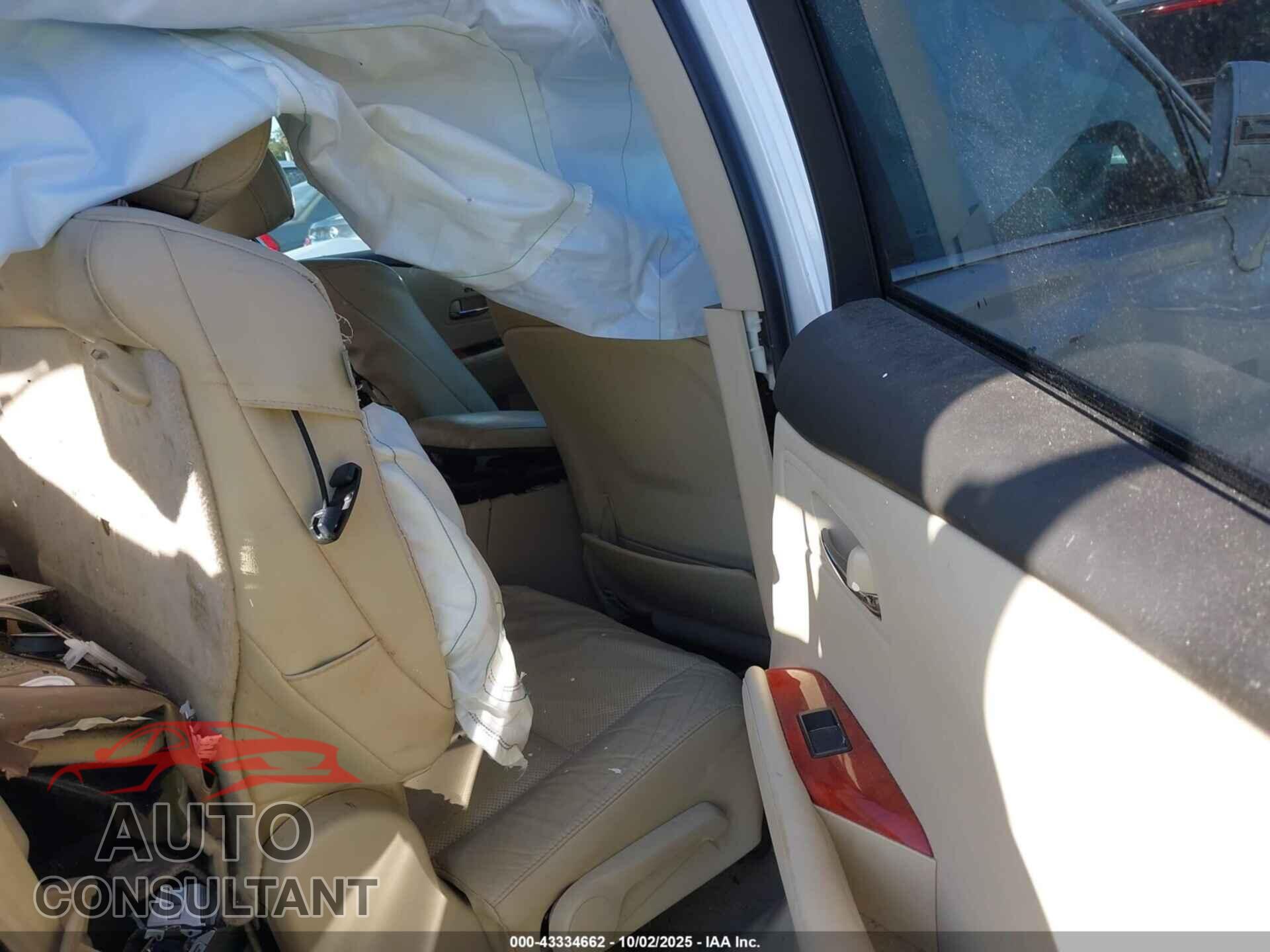 LEXUS RX 350 2011 - 2T2BK1BA5BC084819