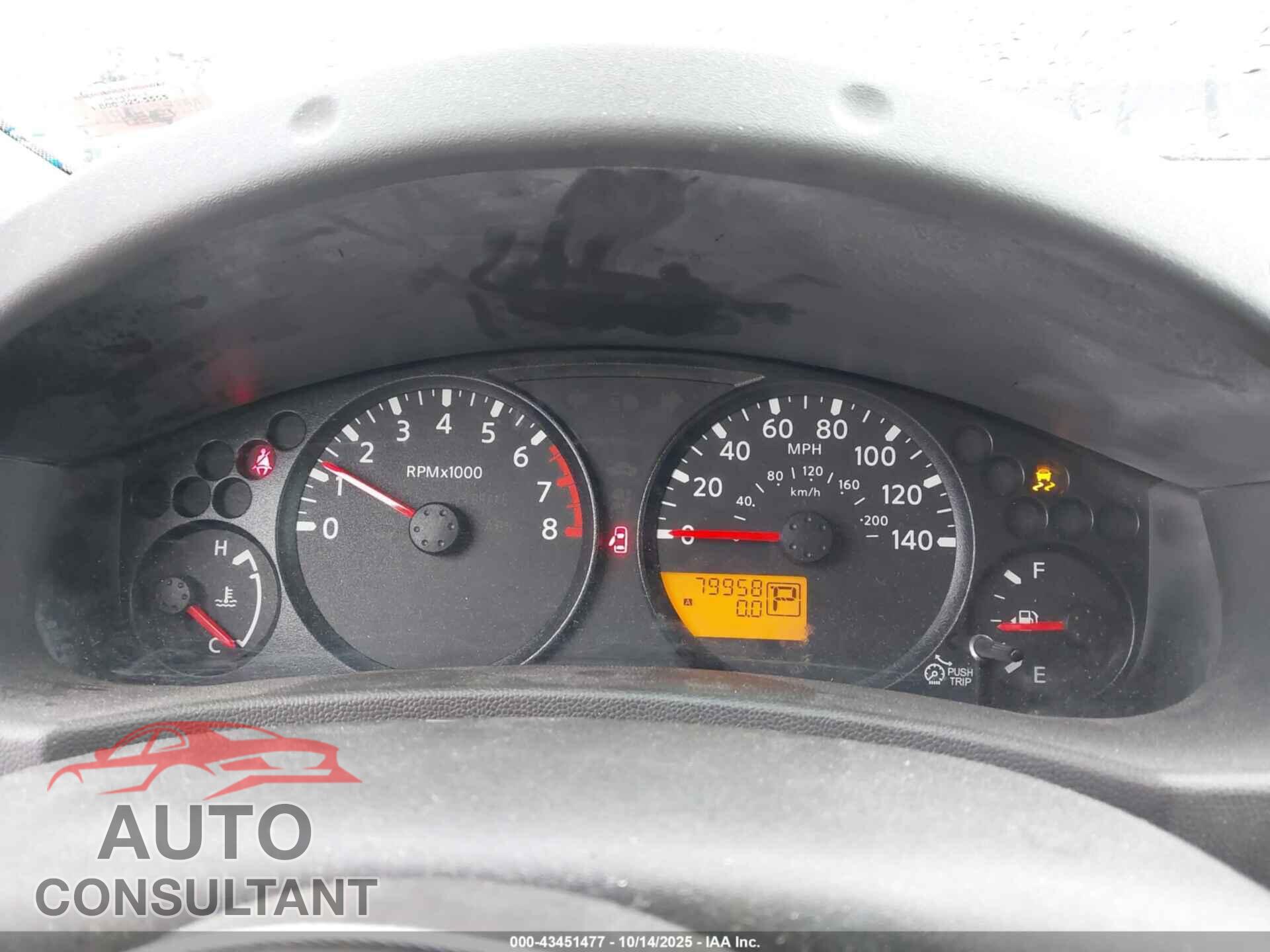 NISSAN FRONTIER 2012 - 1N6BD0CT9CC460616