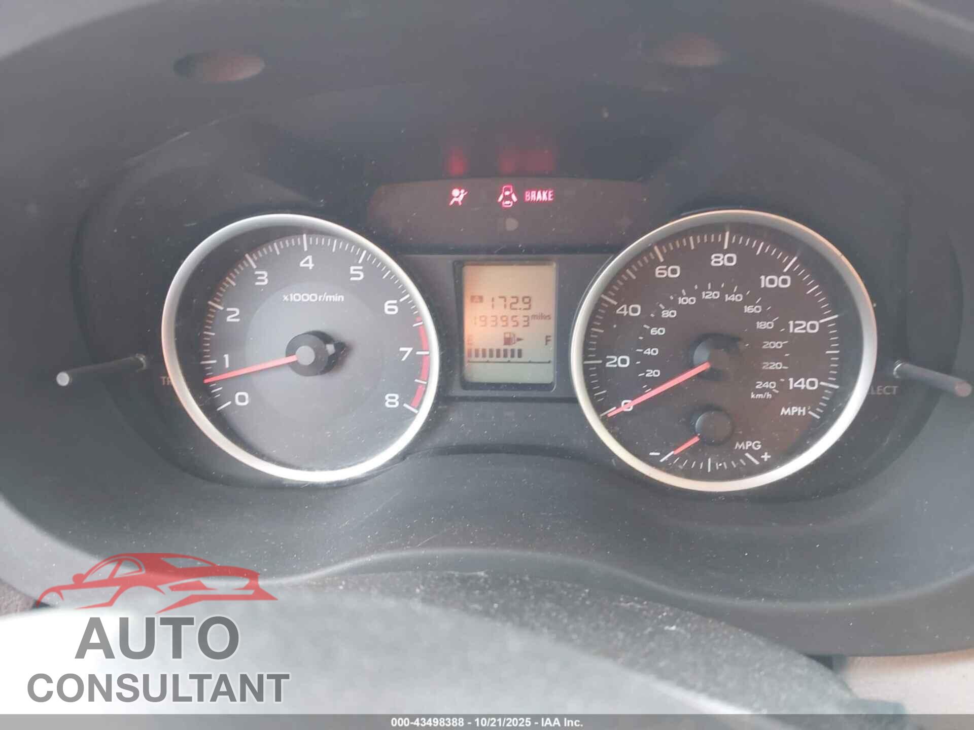 SUBARU FORESTER 2014 - JF2SJAAC7EG458042