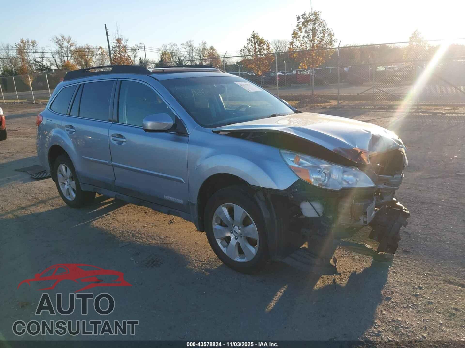 SUBARU OUTBACK 2012 - 4S4BRDLC7C2221692