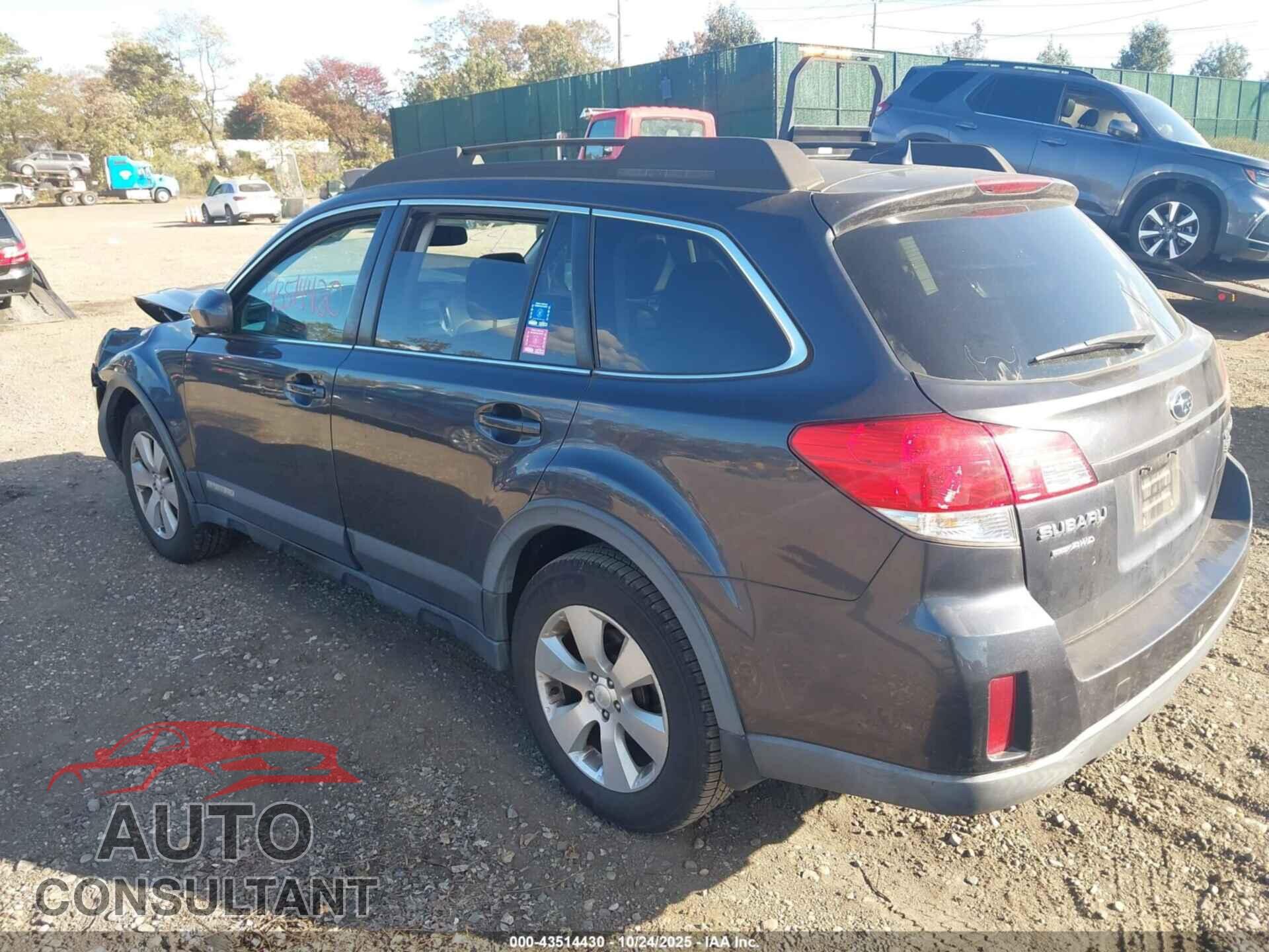 SUBARU OUTBACK 2011 - 4S4BRDKC9B2370069