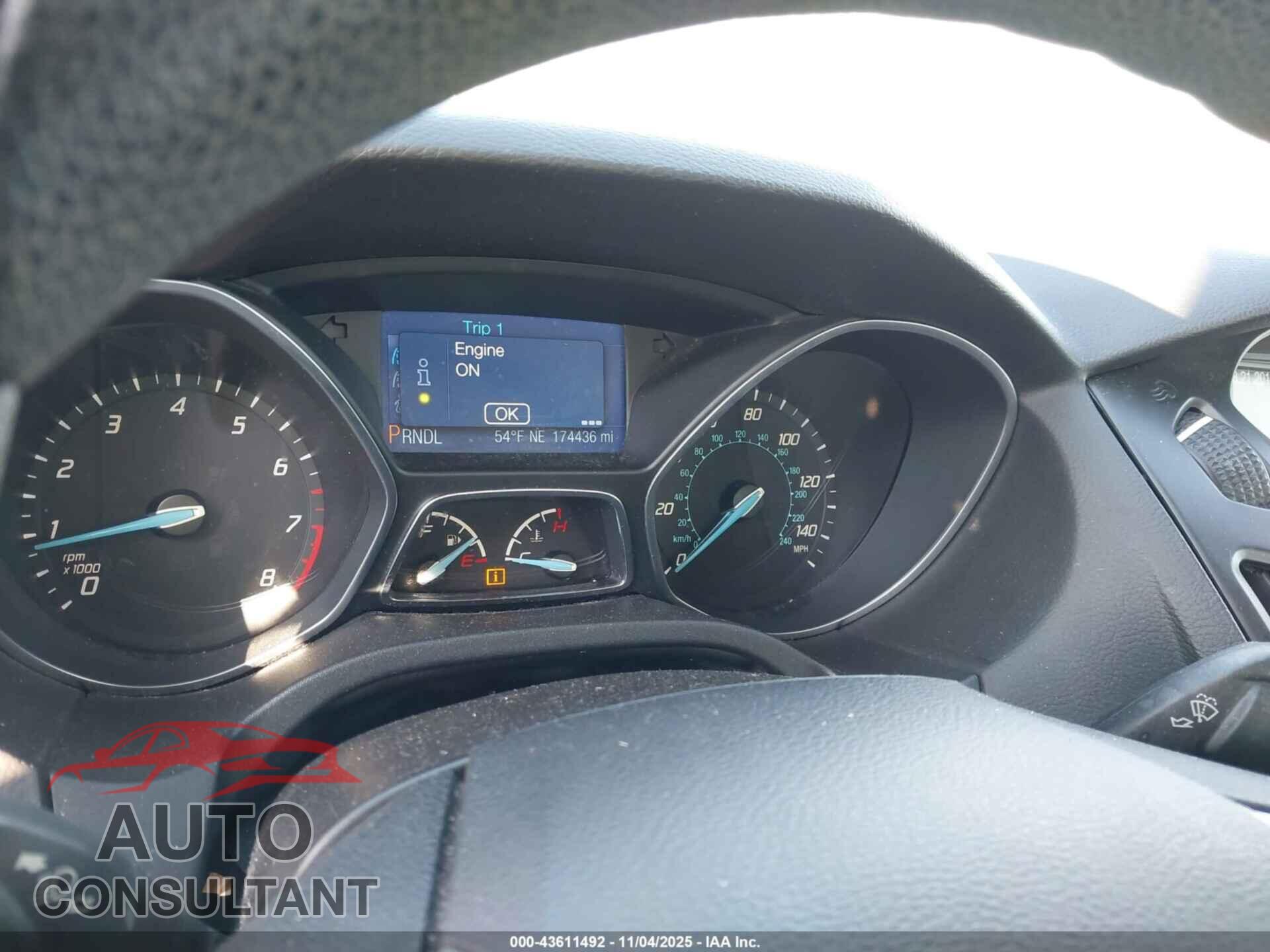 FORD FOCUS 2013 - 1FADP3F22DL362347