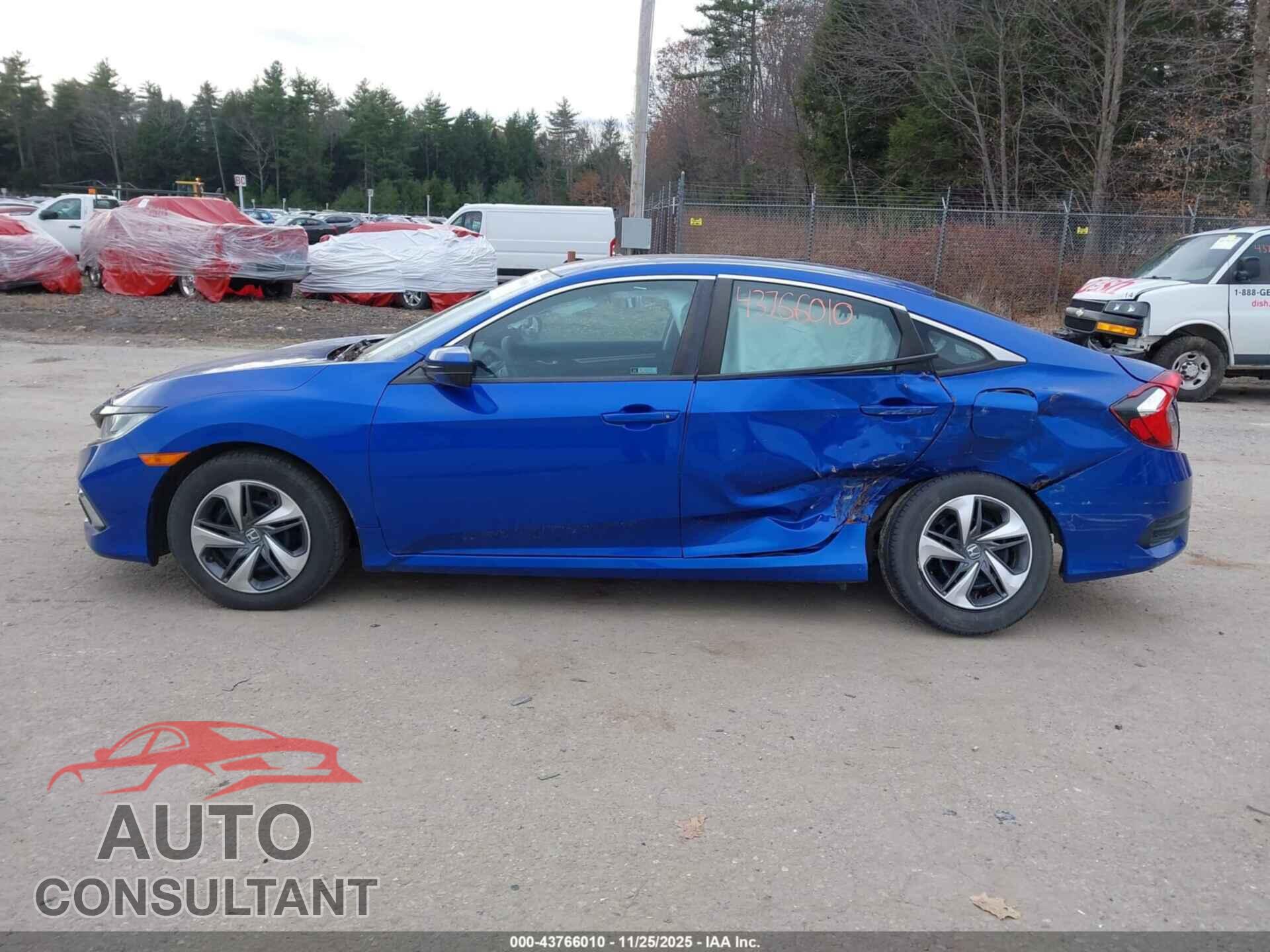 HONDA CIVIC 2019 - 2HGFC2F66KH551641