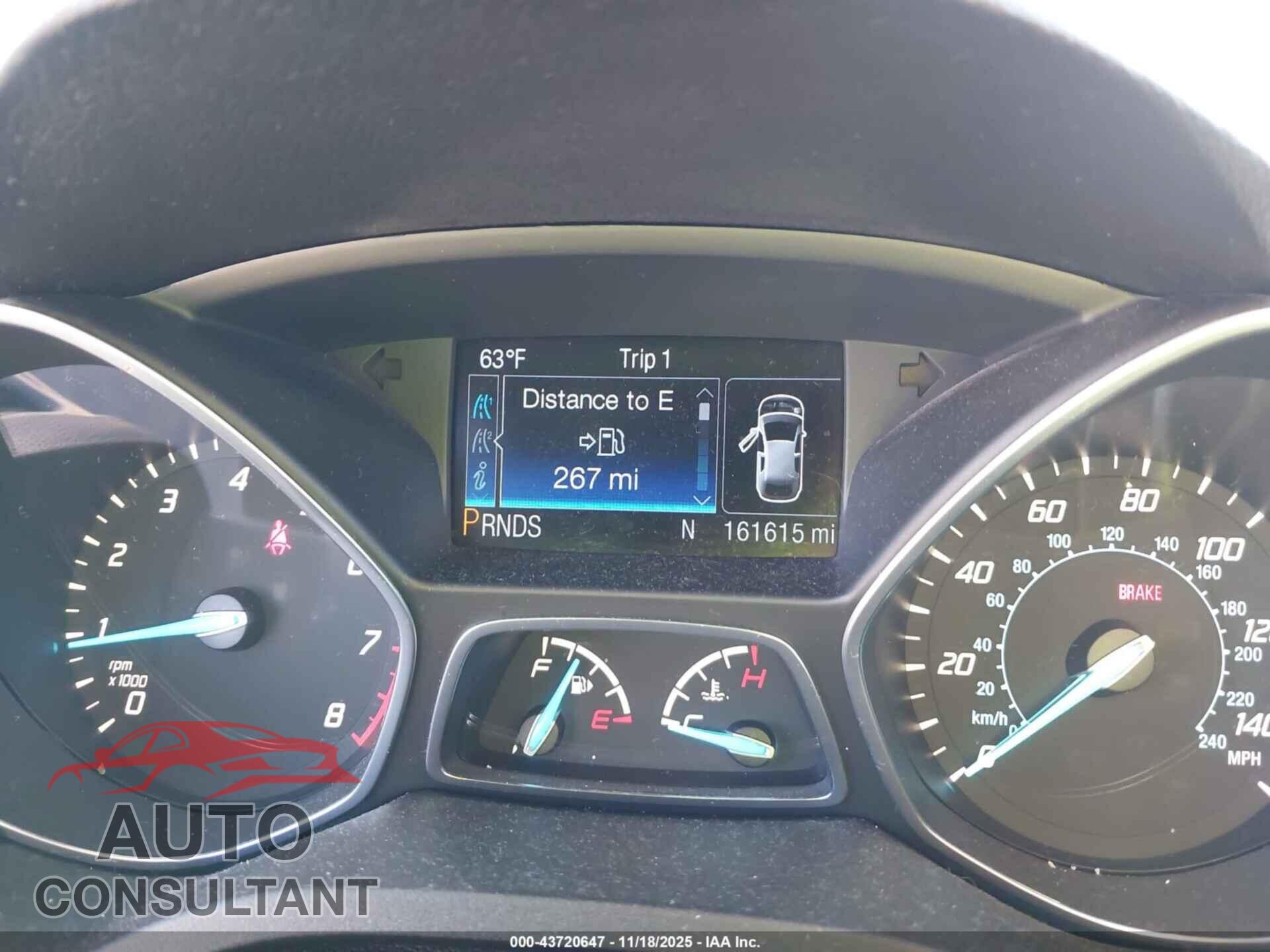 FORD ESCAPE 2013 - 1FMCU0H92DUD39745