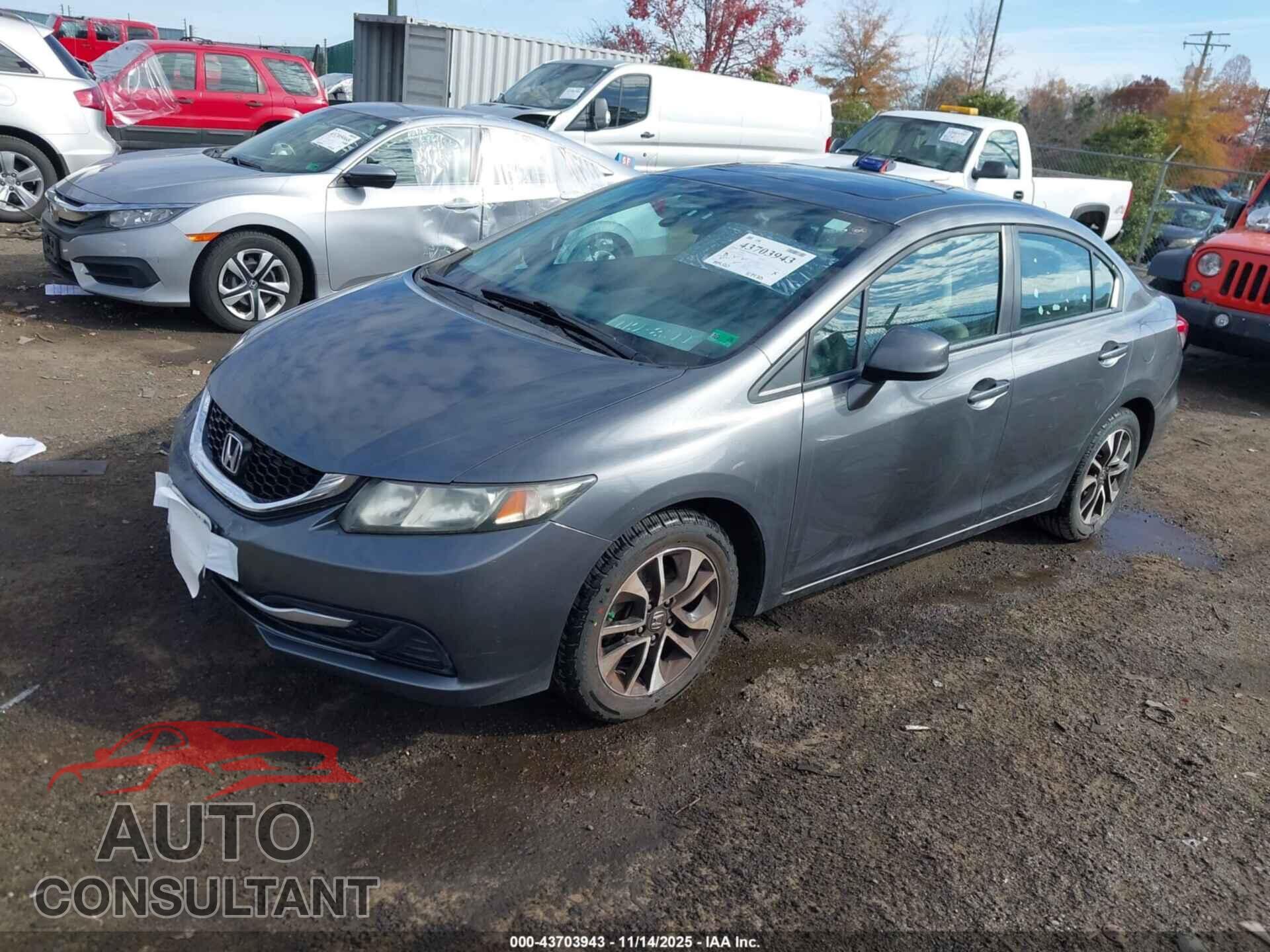 HONDA CIVIC 2013 - 19XFB2F87DE215692