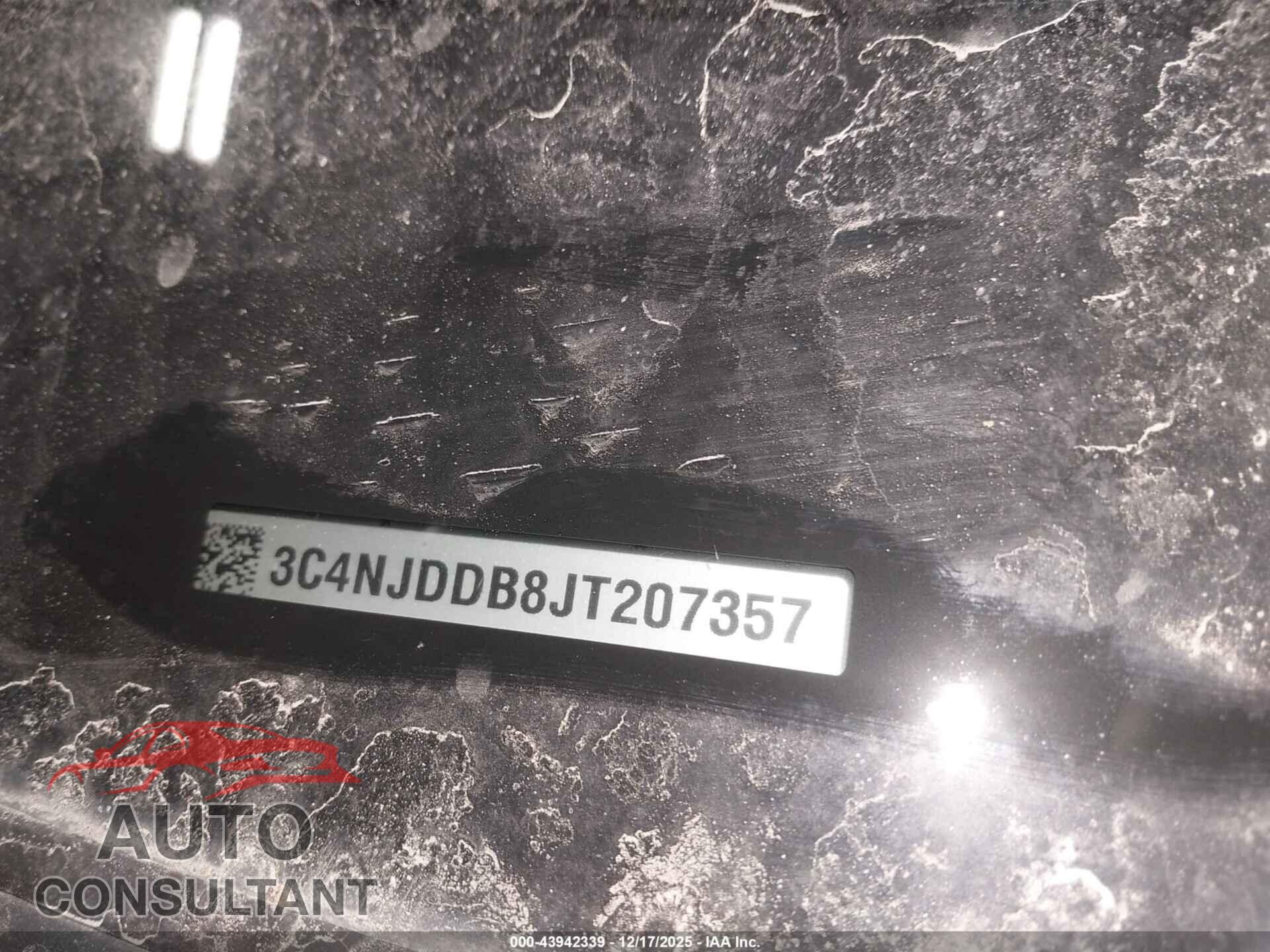 JEEP COMPASS 2018 - 3C4NJDDB8JT207357