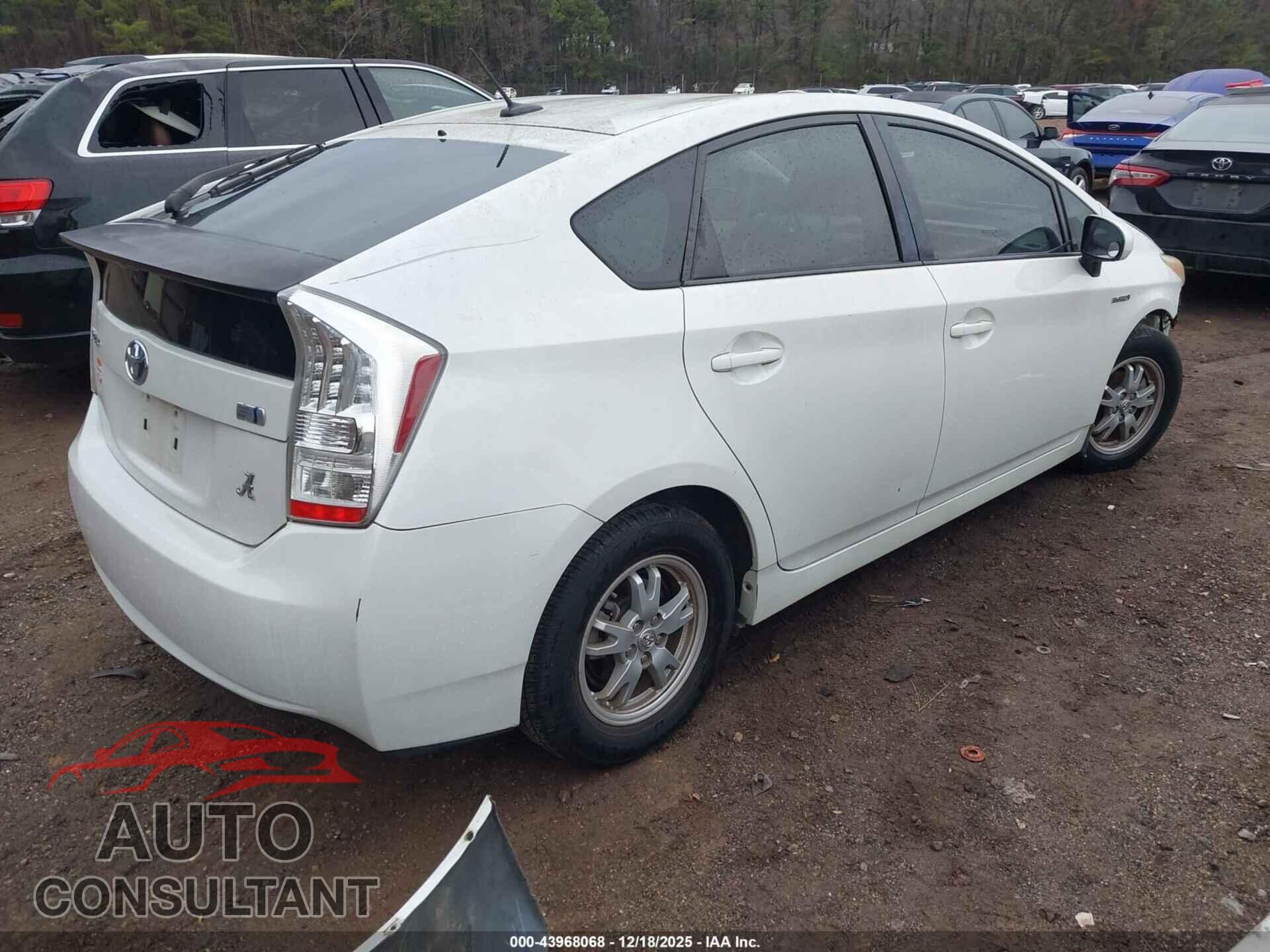 TOYOTA PRIUS 2011 - JTDKN3DU0B0266355