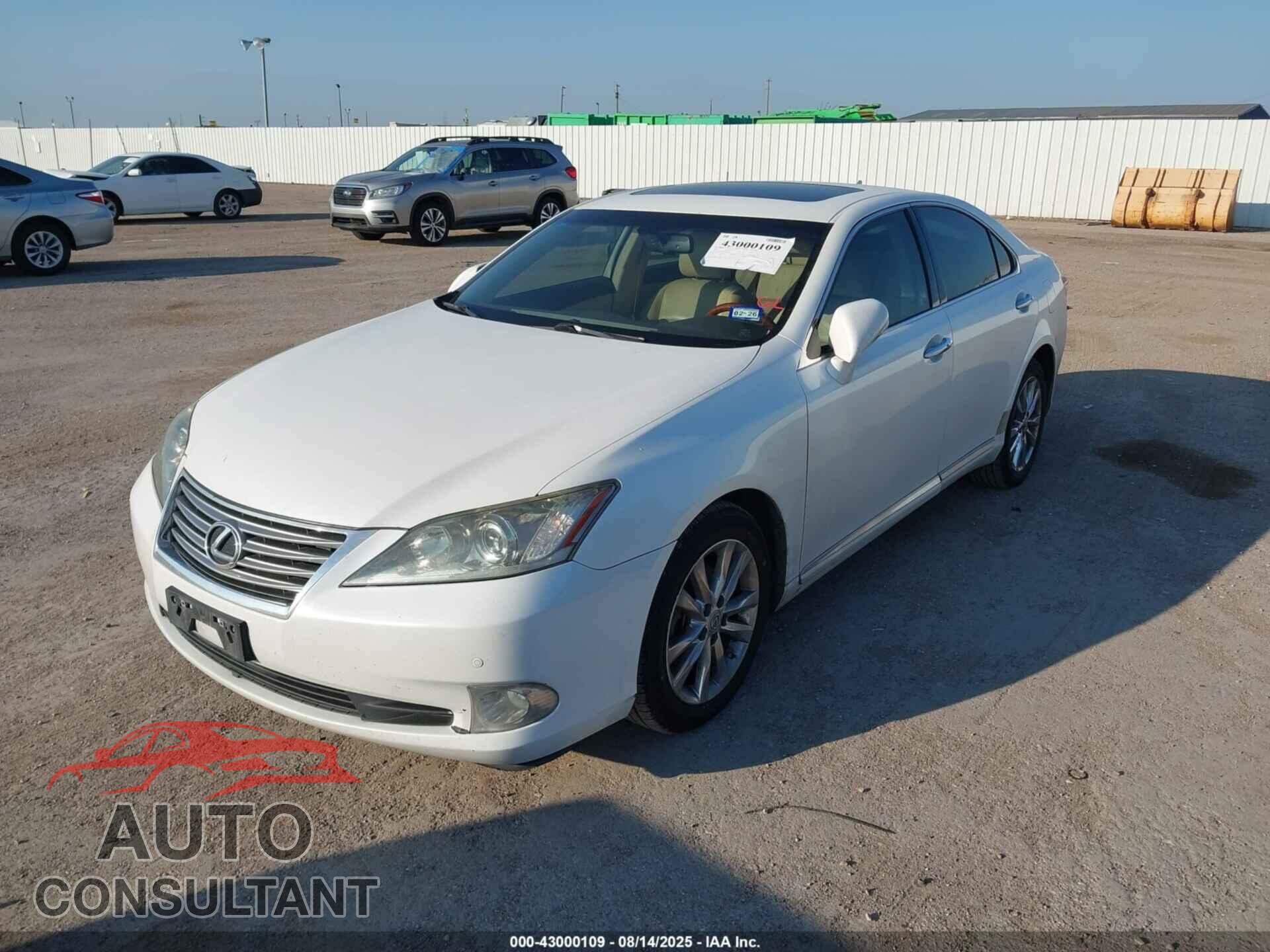 LEXUS ES 350 2011 - JTHBK1EG5B2433141